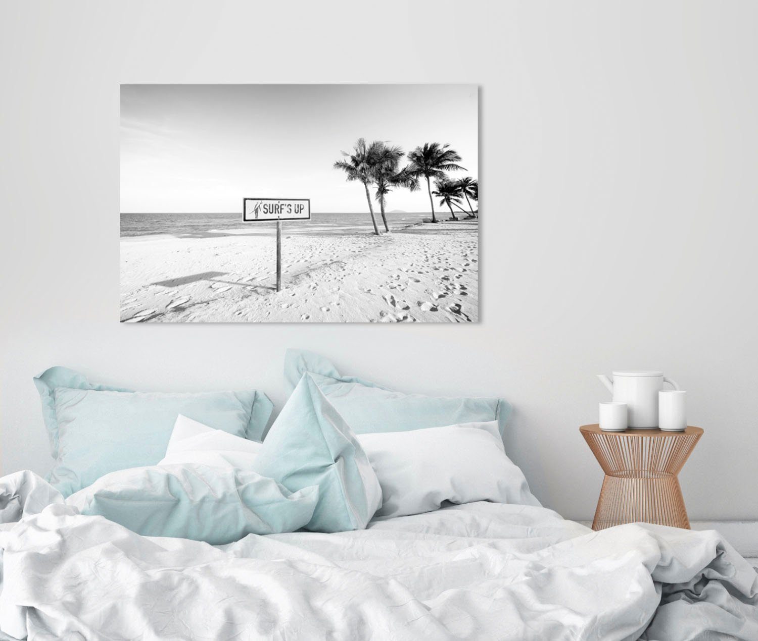 queence Artprint op acrylglas Surf's up strand