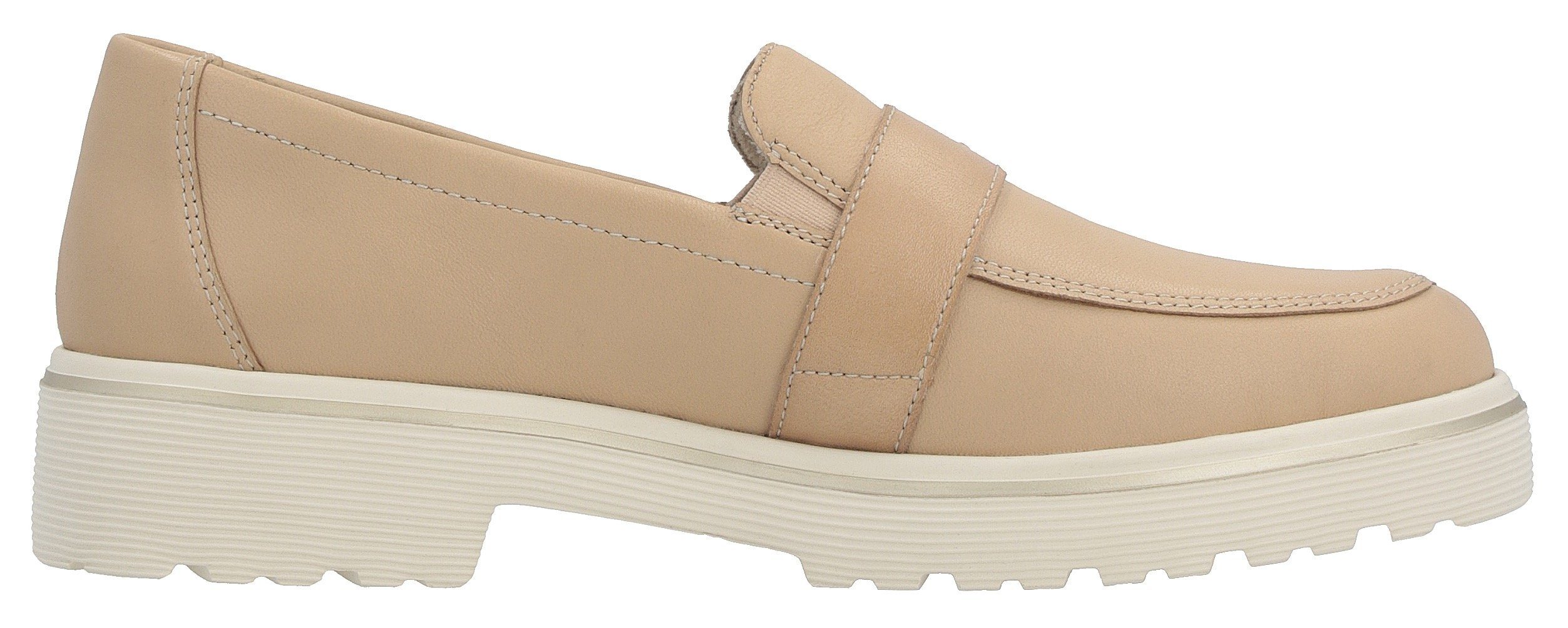 Remonte Loafers Chunky slipper, plateau slipper met moderne vlecht-siergesp