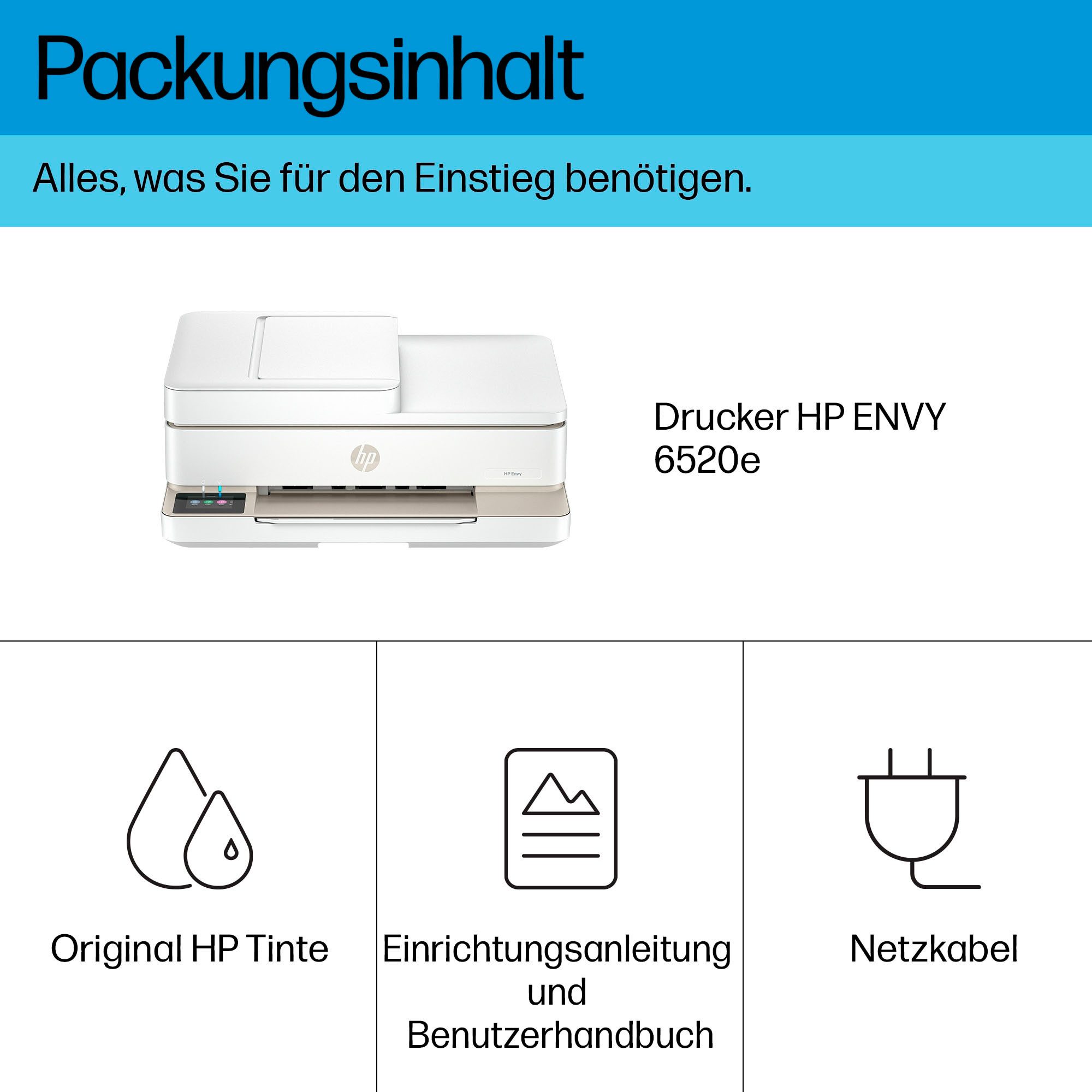 HP All-in-oneprinter Envy 6520e