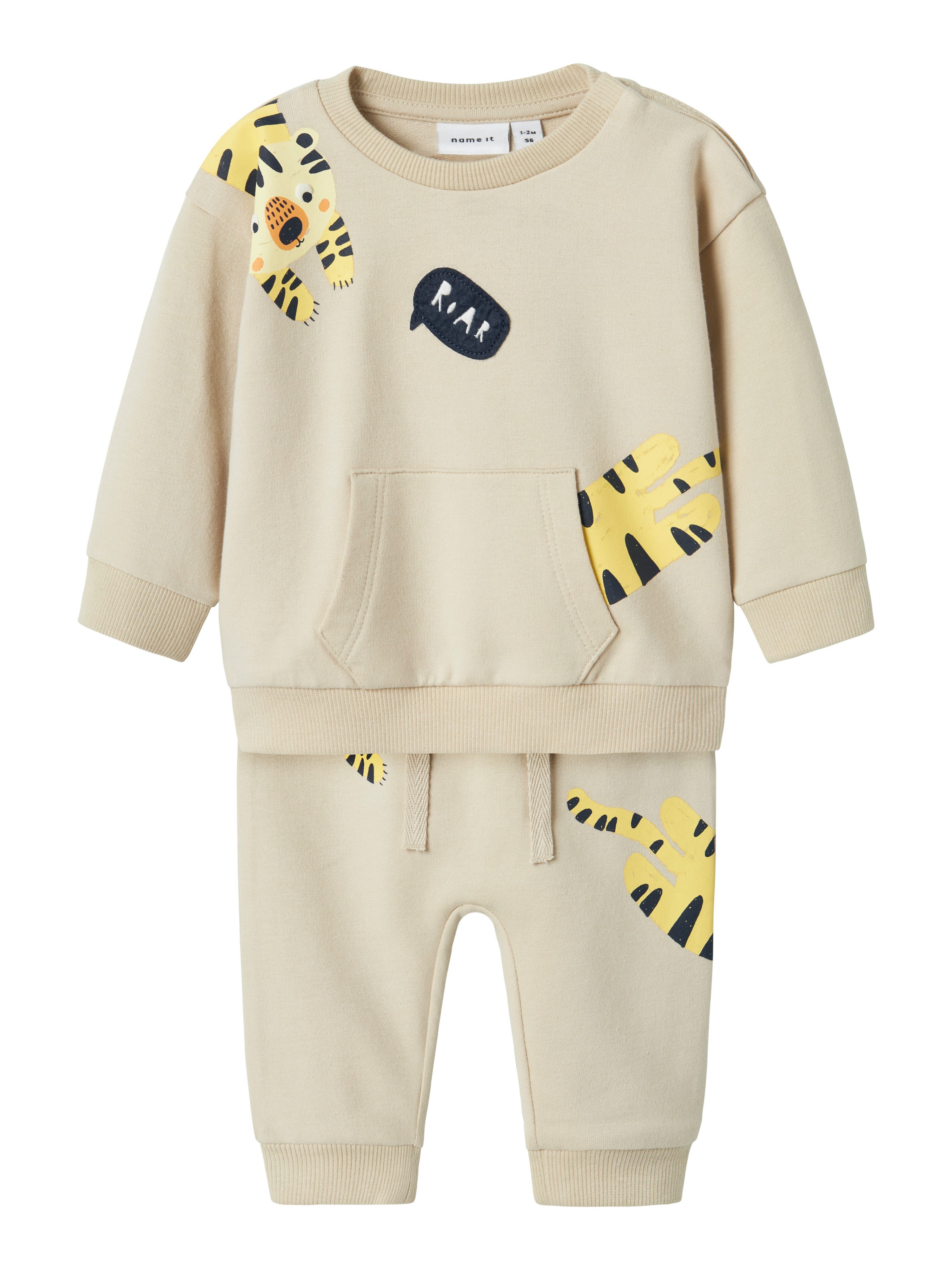 Name It Homesuit NBMHACK LS LIGHT SWEAT SET UNB bestaande uit sweatshirt en broek (set, 2-delig)
