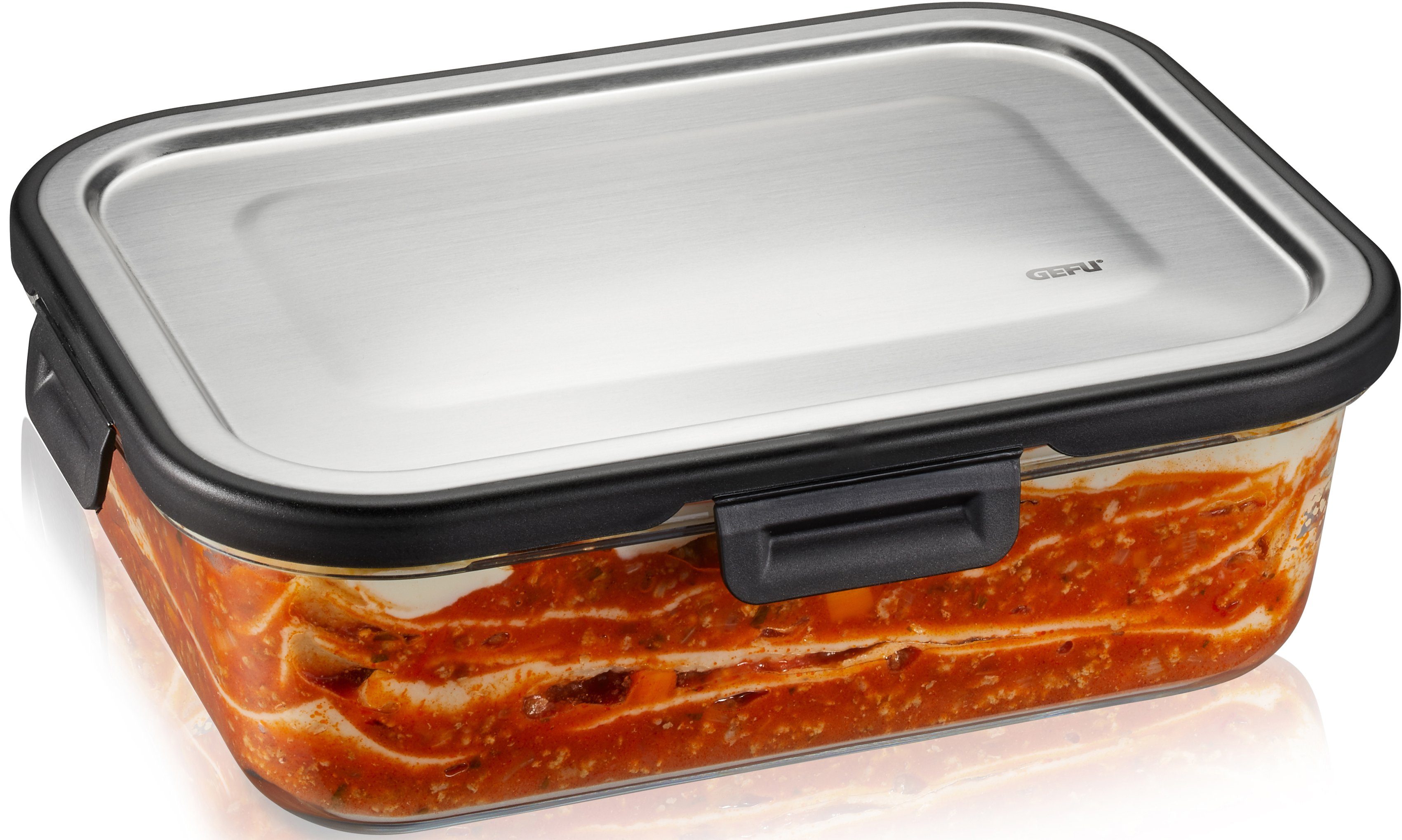 GEFU Lunchbox Milo gelaserde qr-code voor de voorraadcontrole via app (alleen voor android) (1-delig)