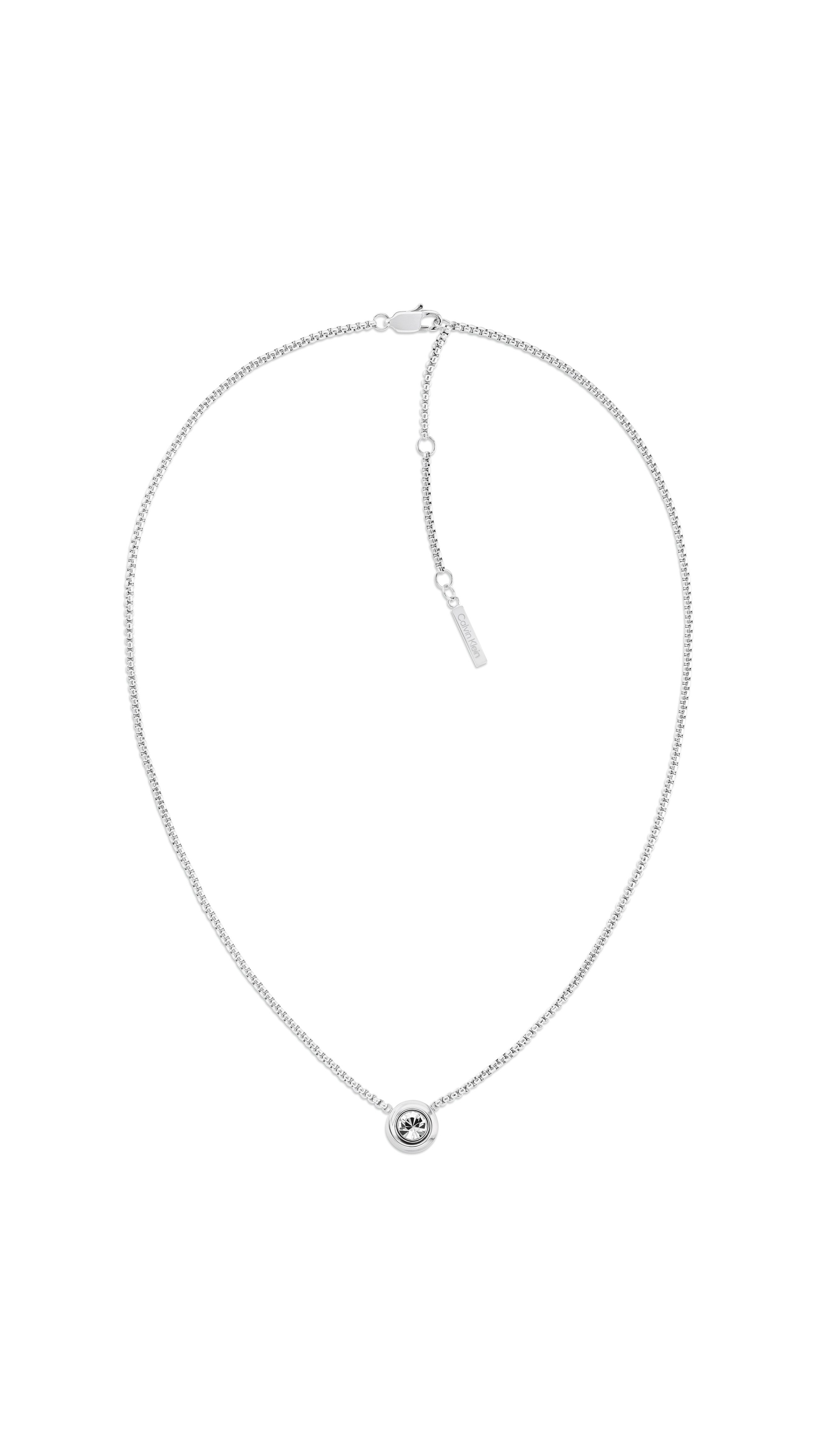 Calvin Klein Ketting met hanger TWISTED BEZEL SOLITAIRE