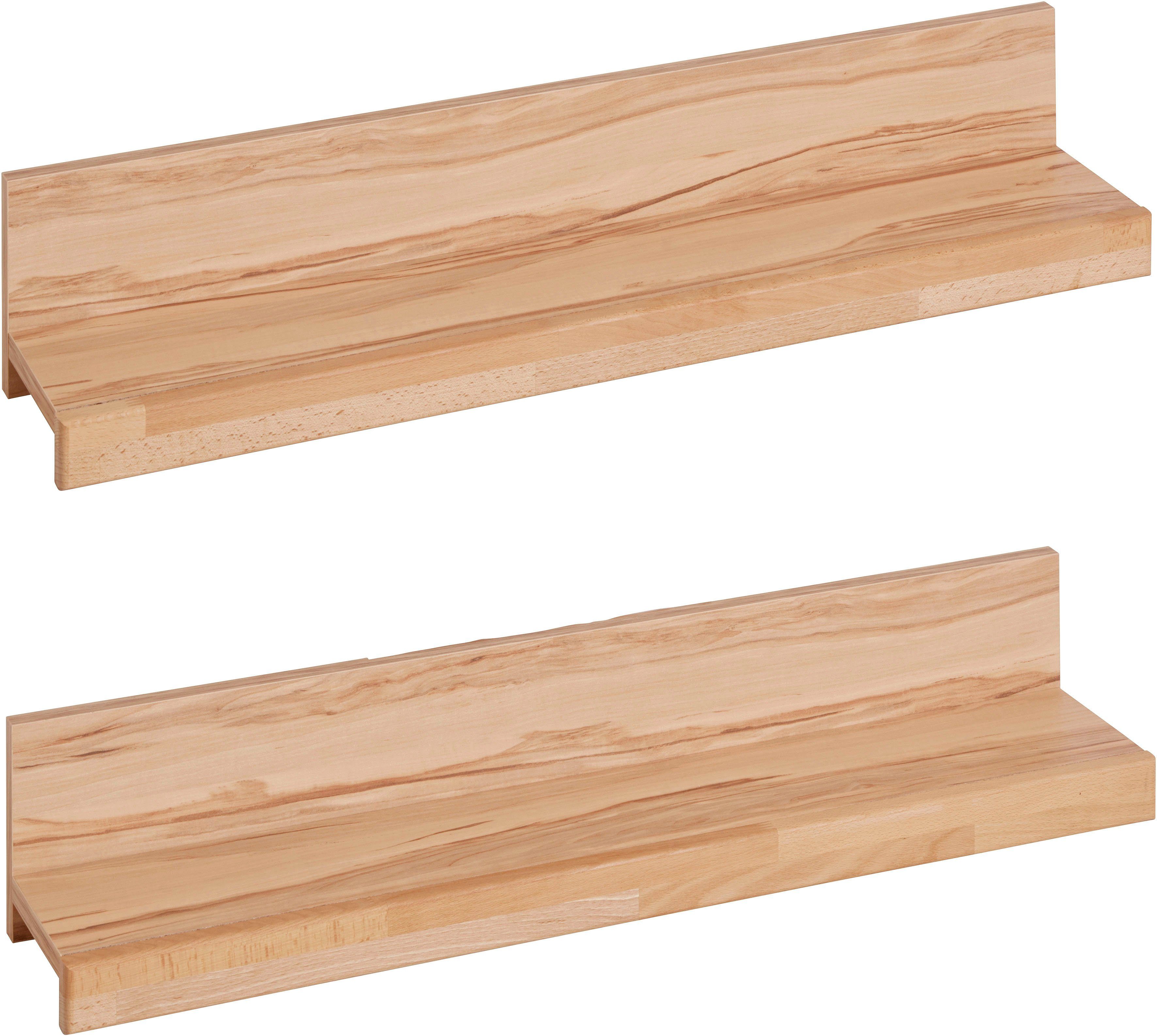 Home affaire Wandplank Burani gedeeltelijk massief (set)
