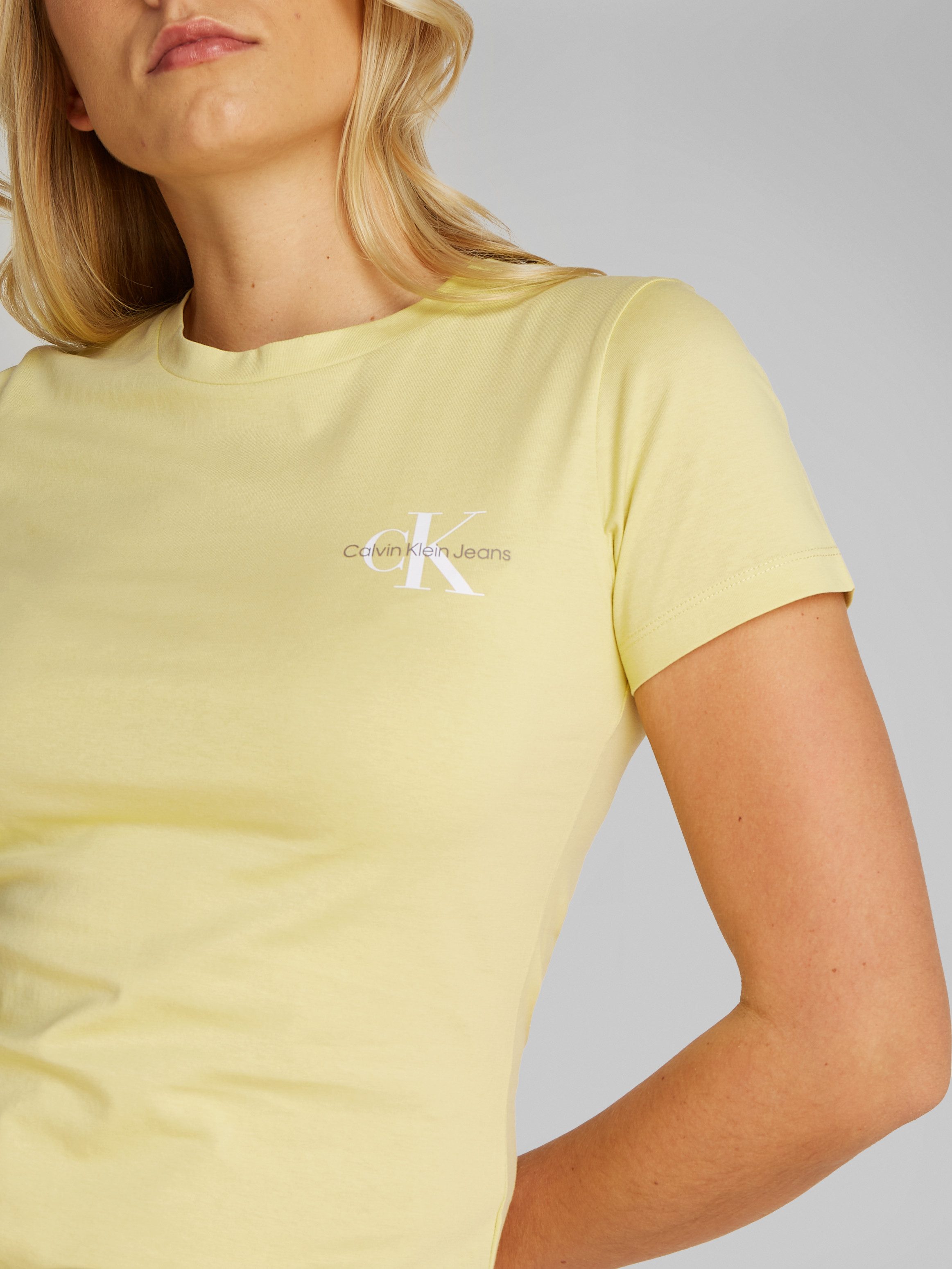 Calvin Klein T-shirt 2-PACK MONOLOGO SLIM TEE (Set van 2)