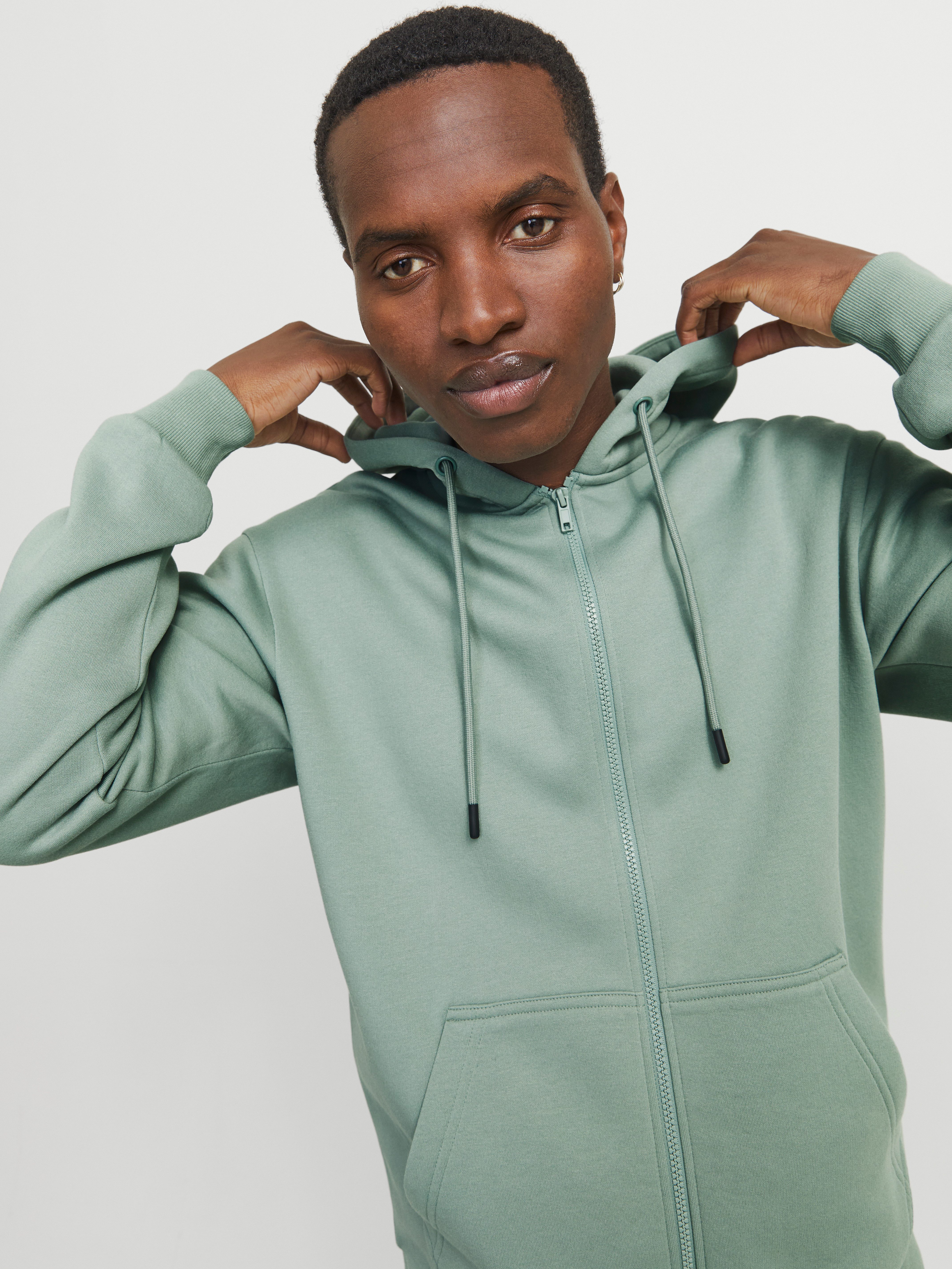 Jack & Jones Capuchonsweatvest JJEBRADLEY SWEAT ZIP HOOD NOOS