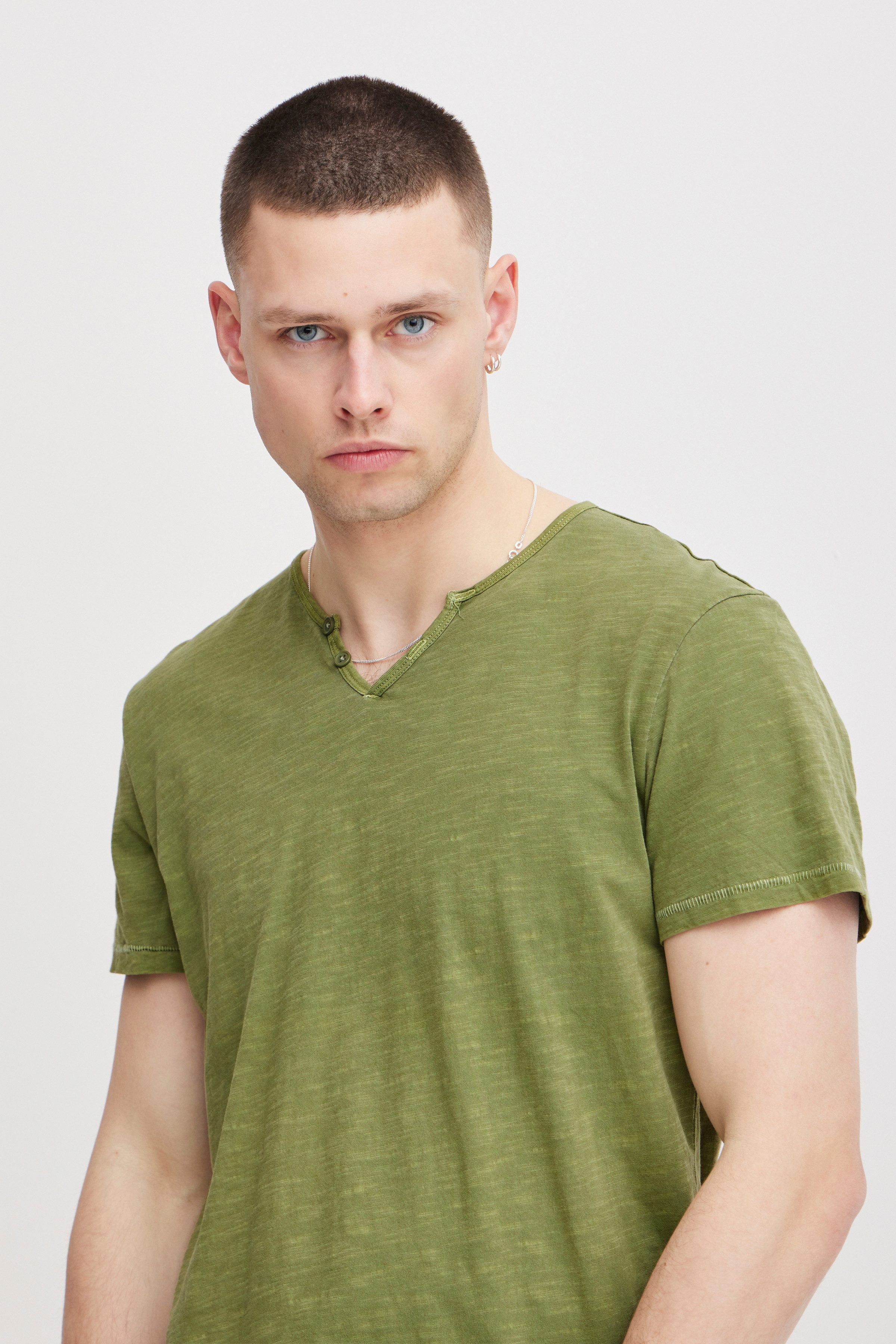 Blend T-shirt BHAshton split neck tee