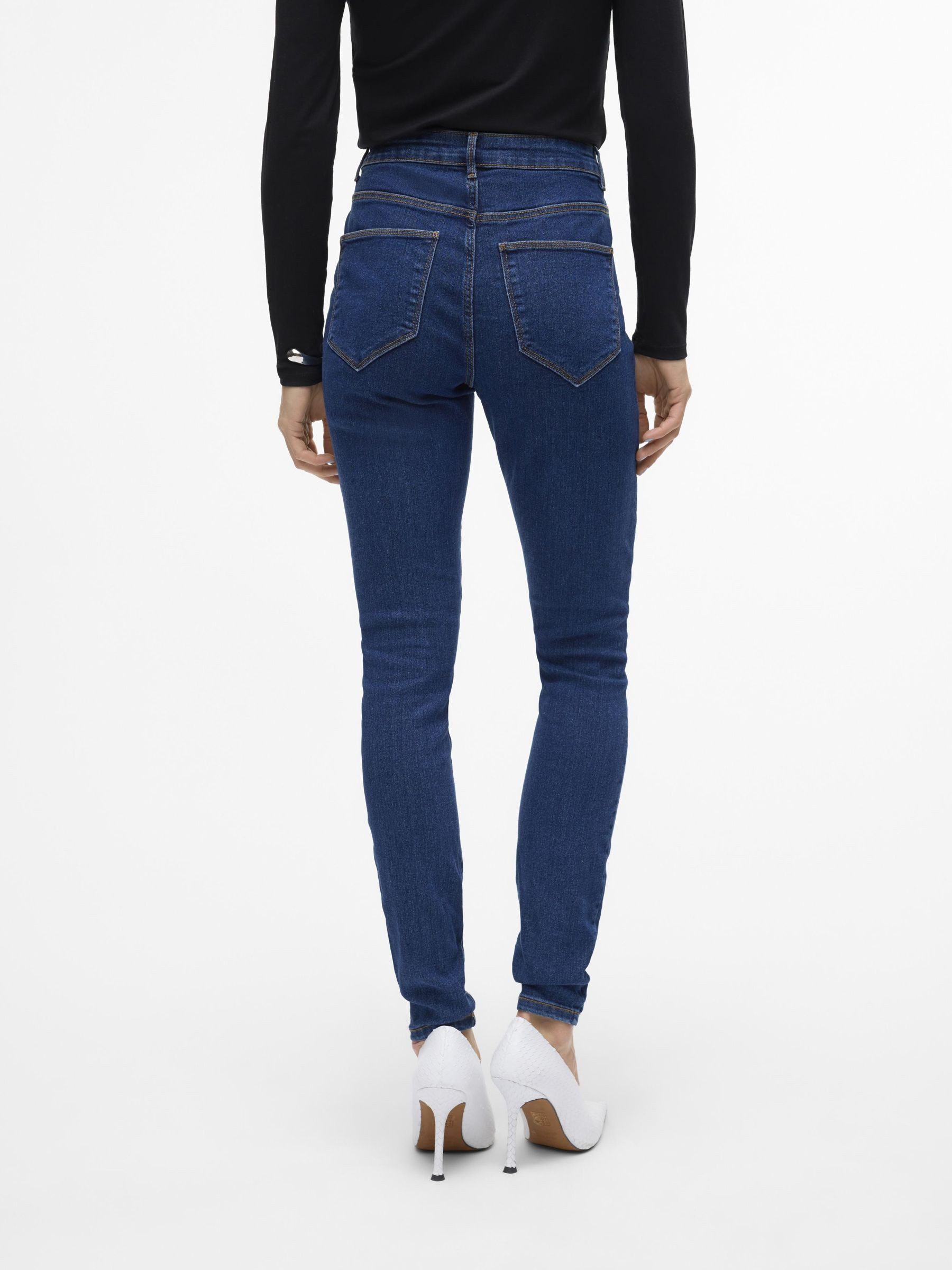 Vero Moda Skinny fit jeans VMELLY MR SKINNY JEANS BLUE NOOS