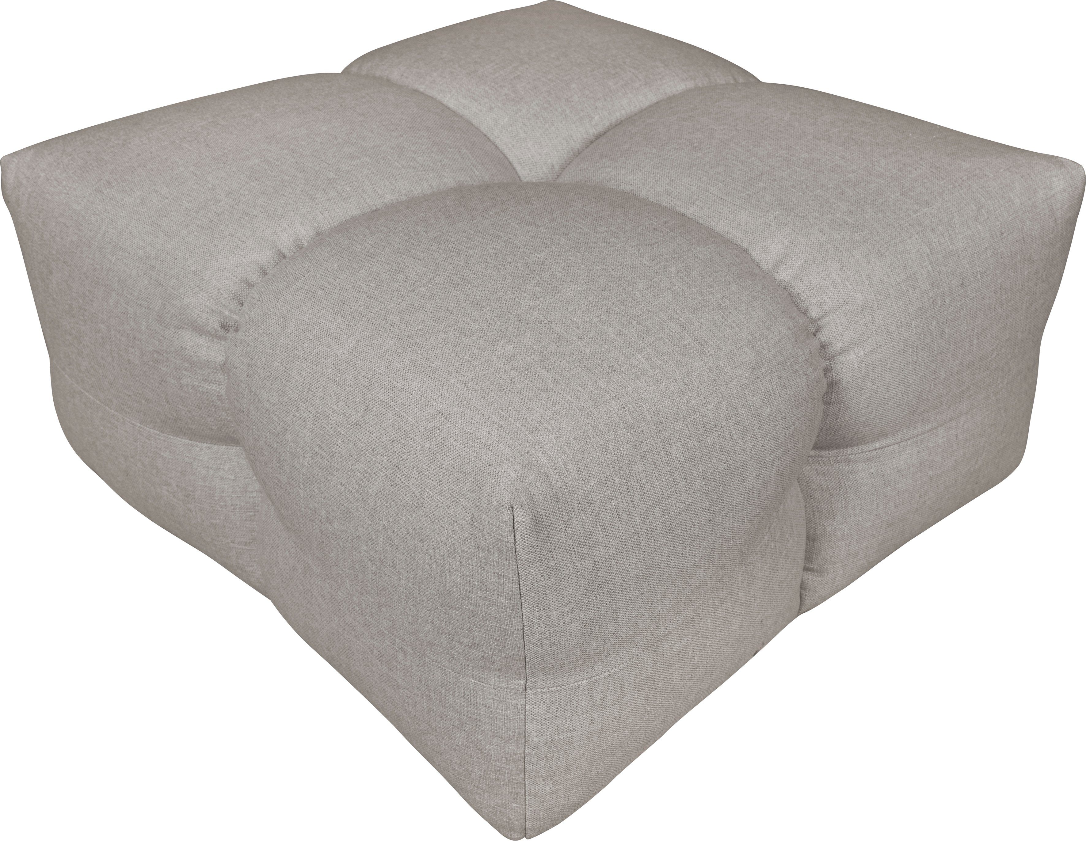 LeGer Home by Lena Gercke Hocker TALISHA zitpoef, moderne quilt, afmetingen: 84/93/43 cm