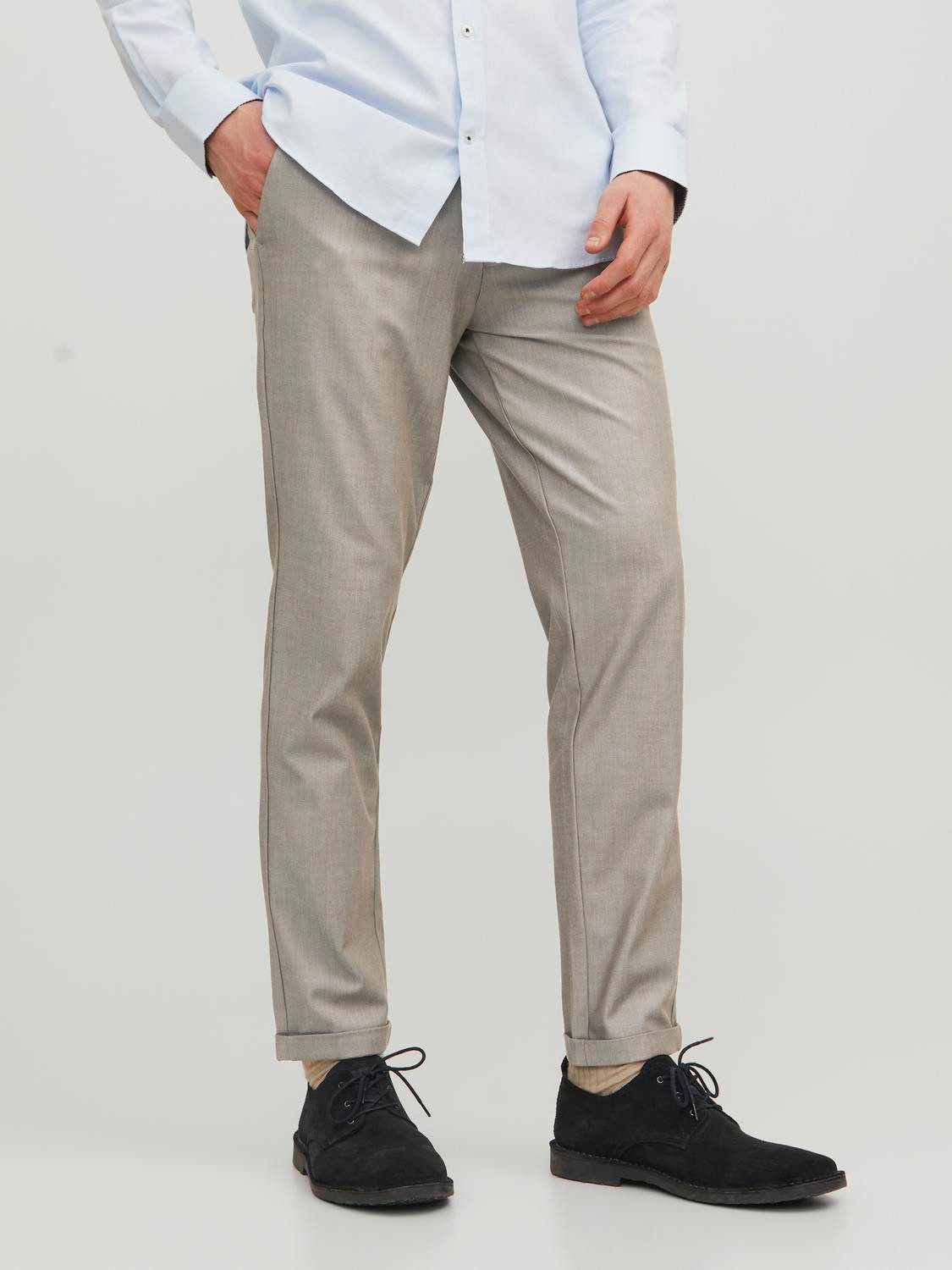 Jack & Jones Chino Marco Connor heren chino's maat 58-kort beige