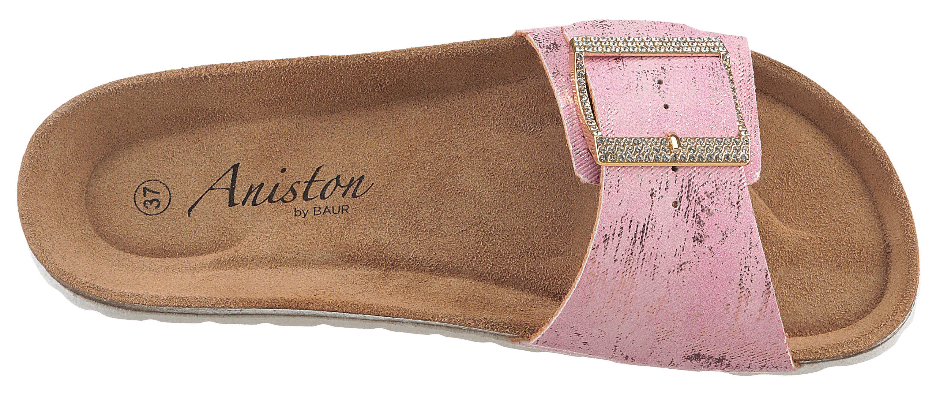 Aniston SHOES Slippers , zomerschoen, strandschoen, glitterstenen - nieuwe collectie