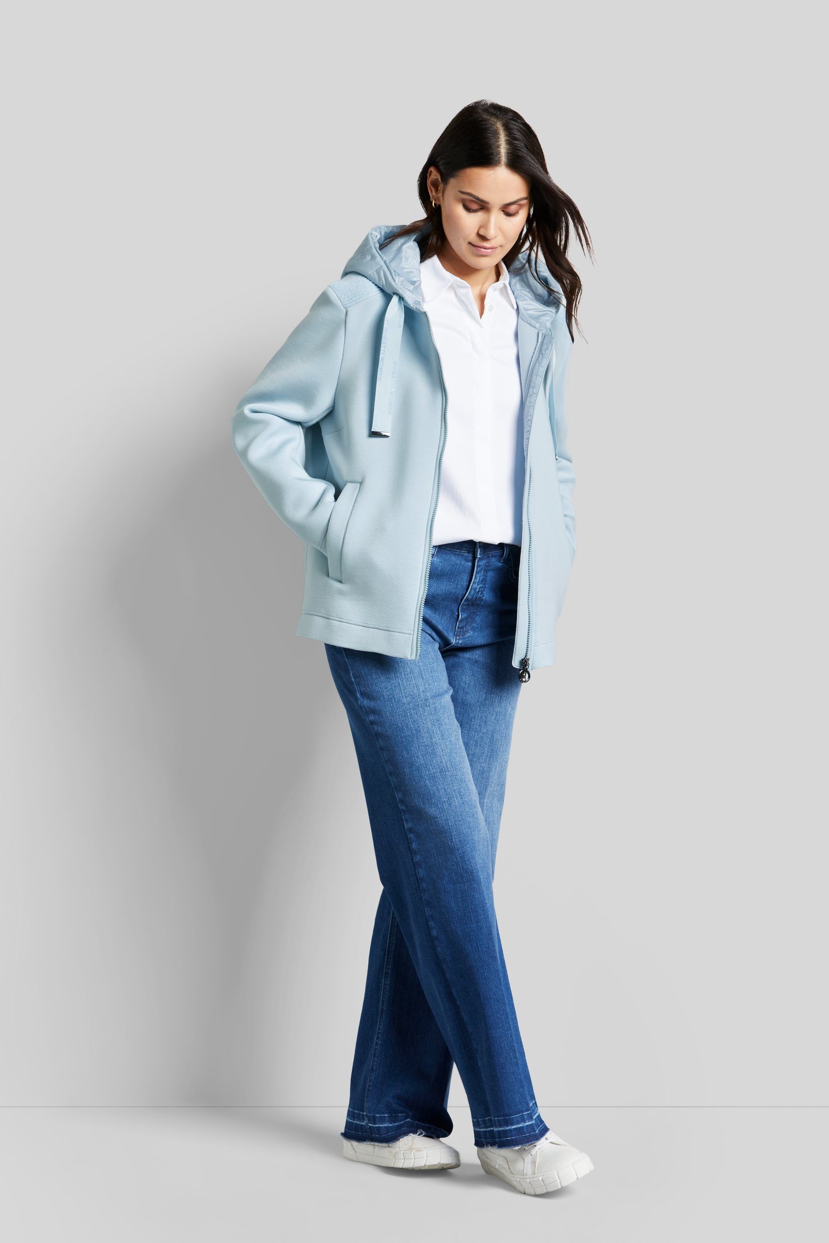 Bugatti Blouson met nylon capuchon