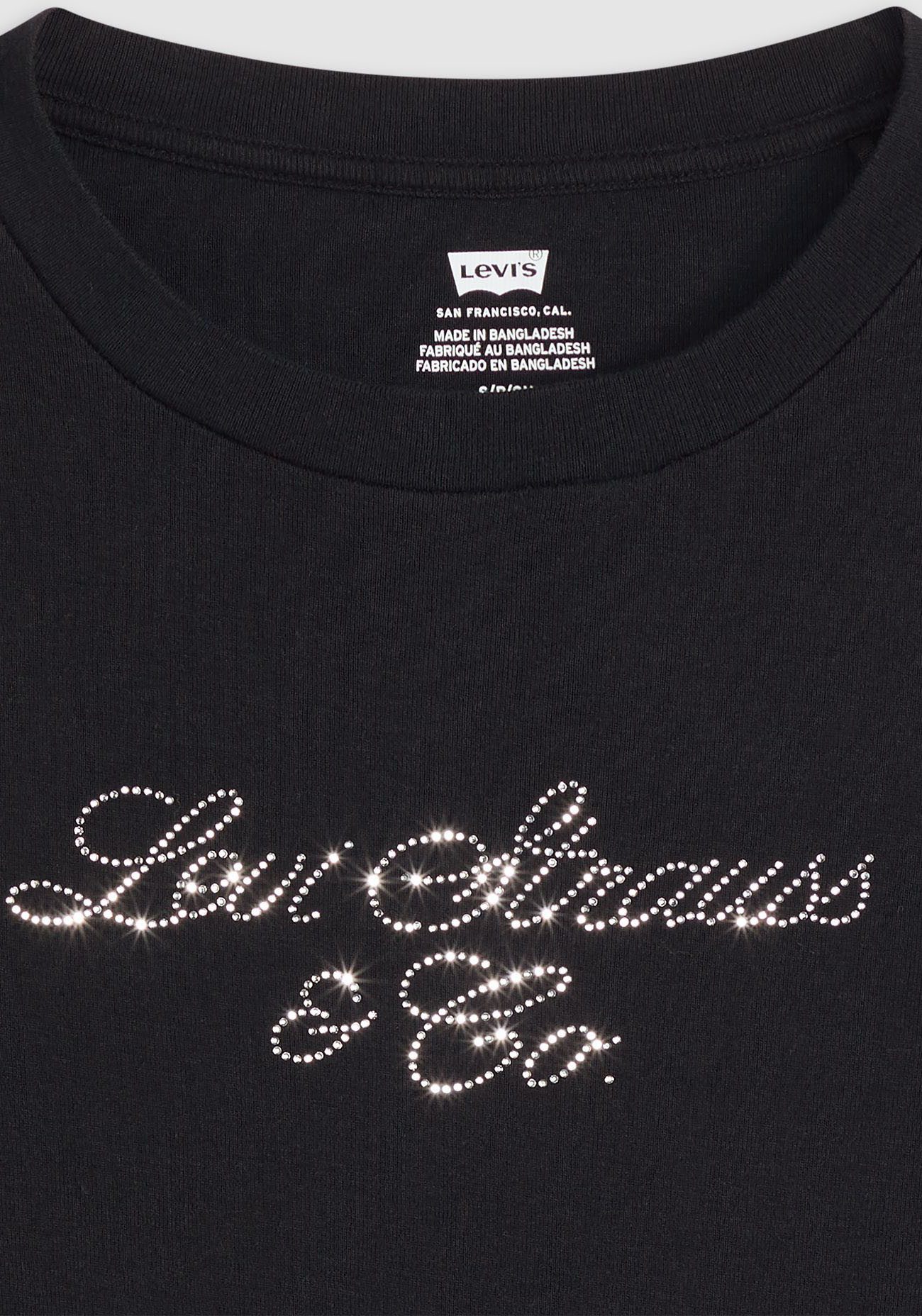 Levi's® Shirt met lange mouwen GR ESSENTIAL LS T met glinstersteentjes