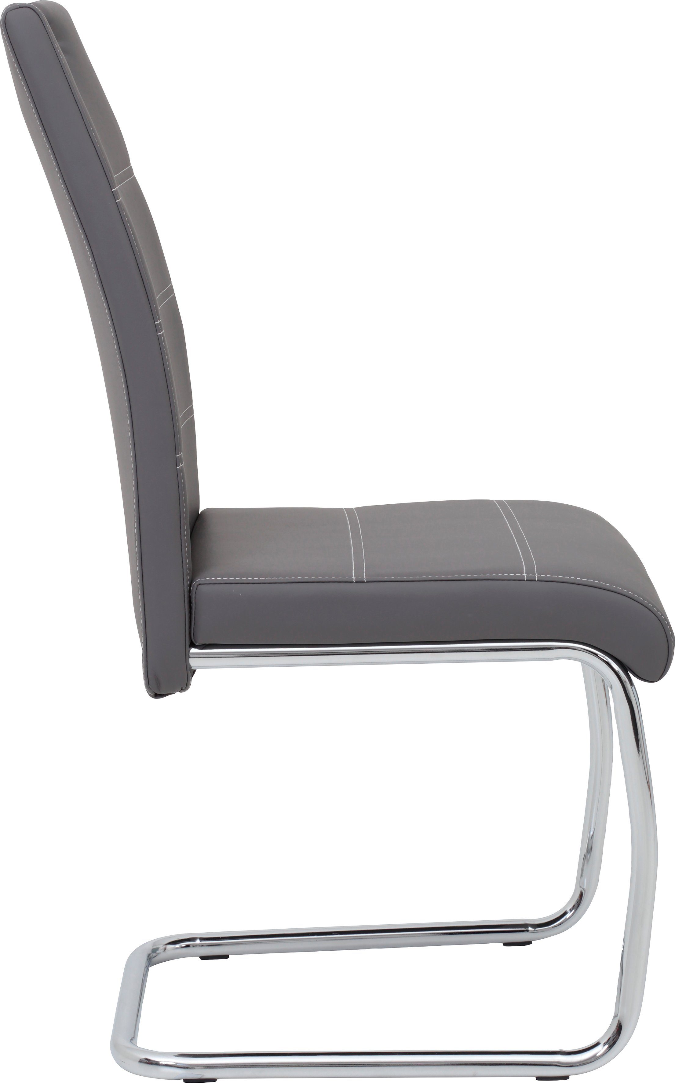 HELA Vrijdragende stoel Flora, eetkamerstoelen Vrijdragende stoel set: 1, 2 of 4 stuks, hoog zitcomfort