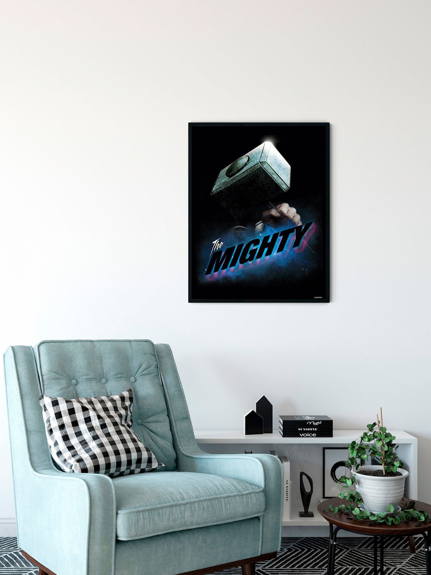Komar Wanddecoratie Avengers The Mighty Wanddecoratie voor de kinderkamer - zonder lijst (1 stuk)
