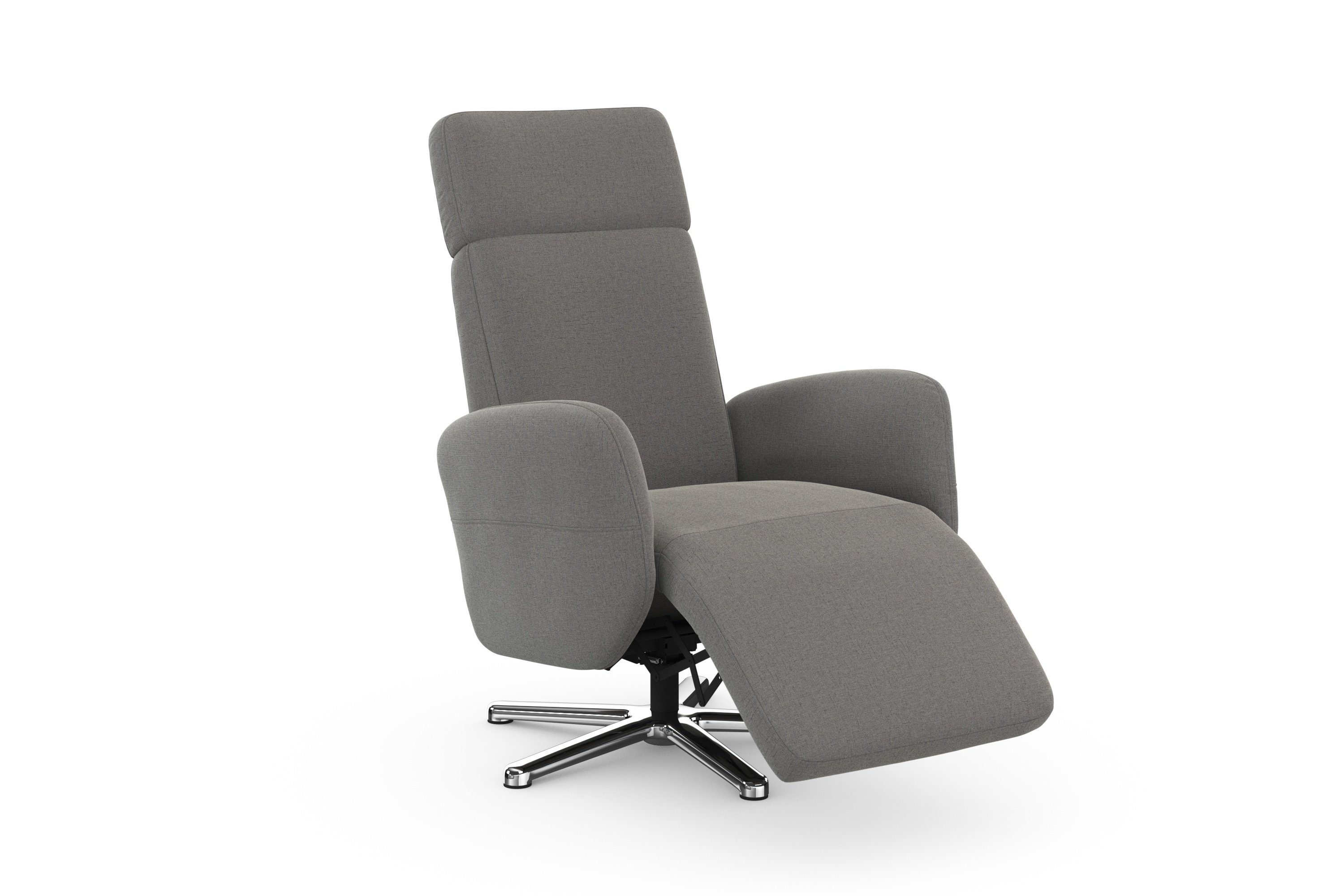 sit&more Relaxfauteuil Grenoble, incl. hoofdsteunverstelling en bekabelde afstandsbediening