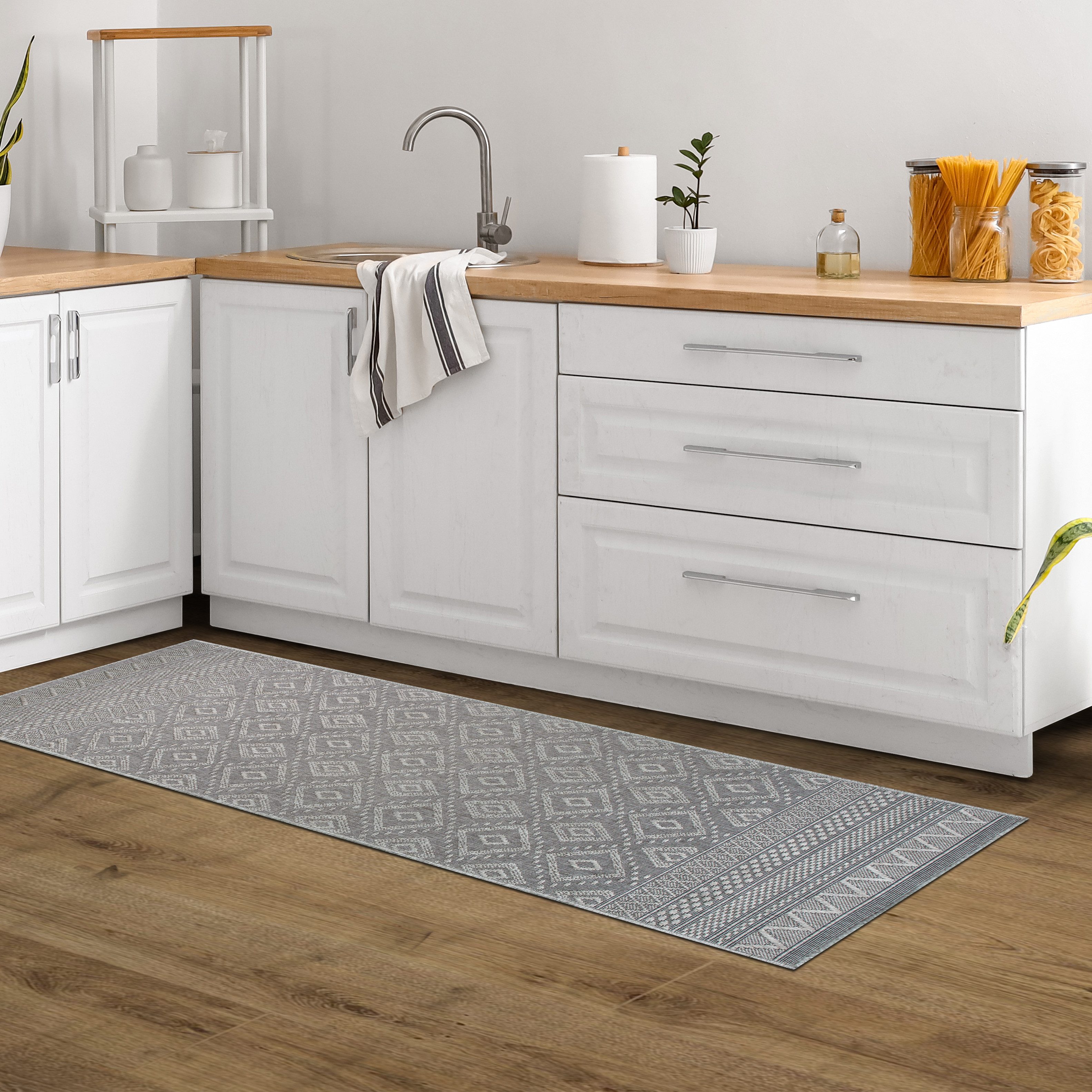 my home Vloerkleed Toronto is ook als loper verkrijgbaar Geschikt voor binnen en buiten, sisal-look, weerbestendig & uv-bestendig, boho