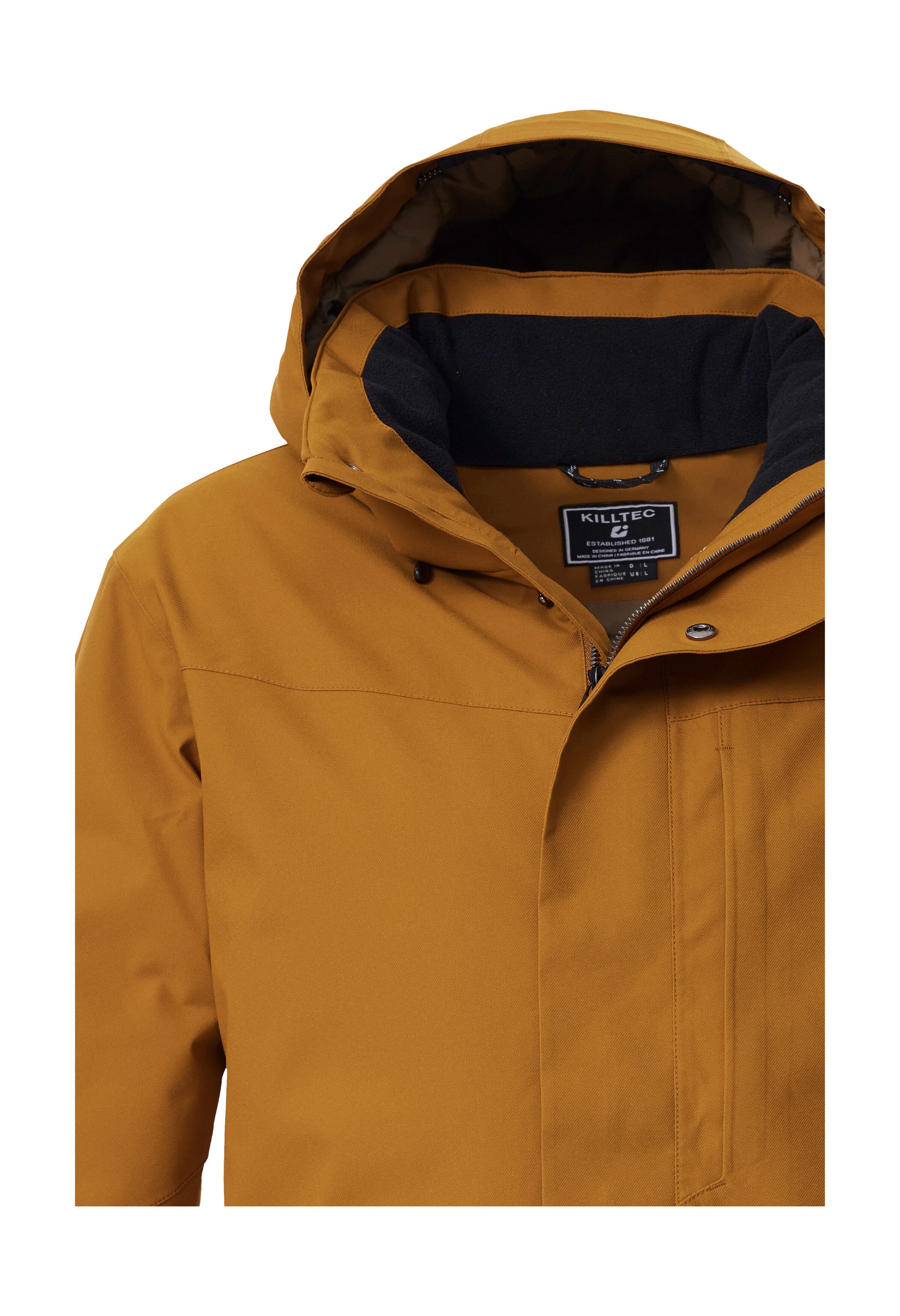 Killtec Parka KOW 85 MN PRK Water- en winddicht, ademend, afneembare capuchon, PFAs-vrij