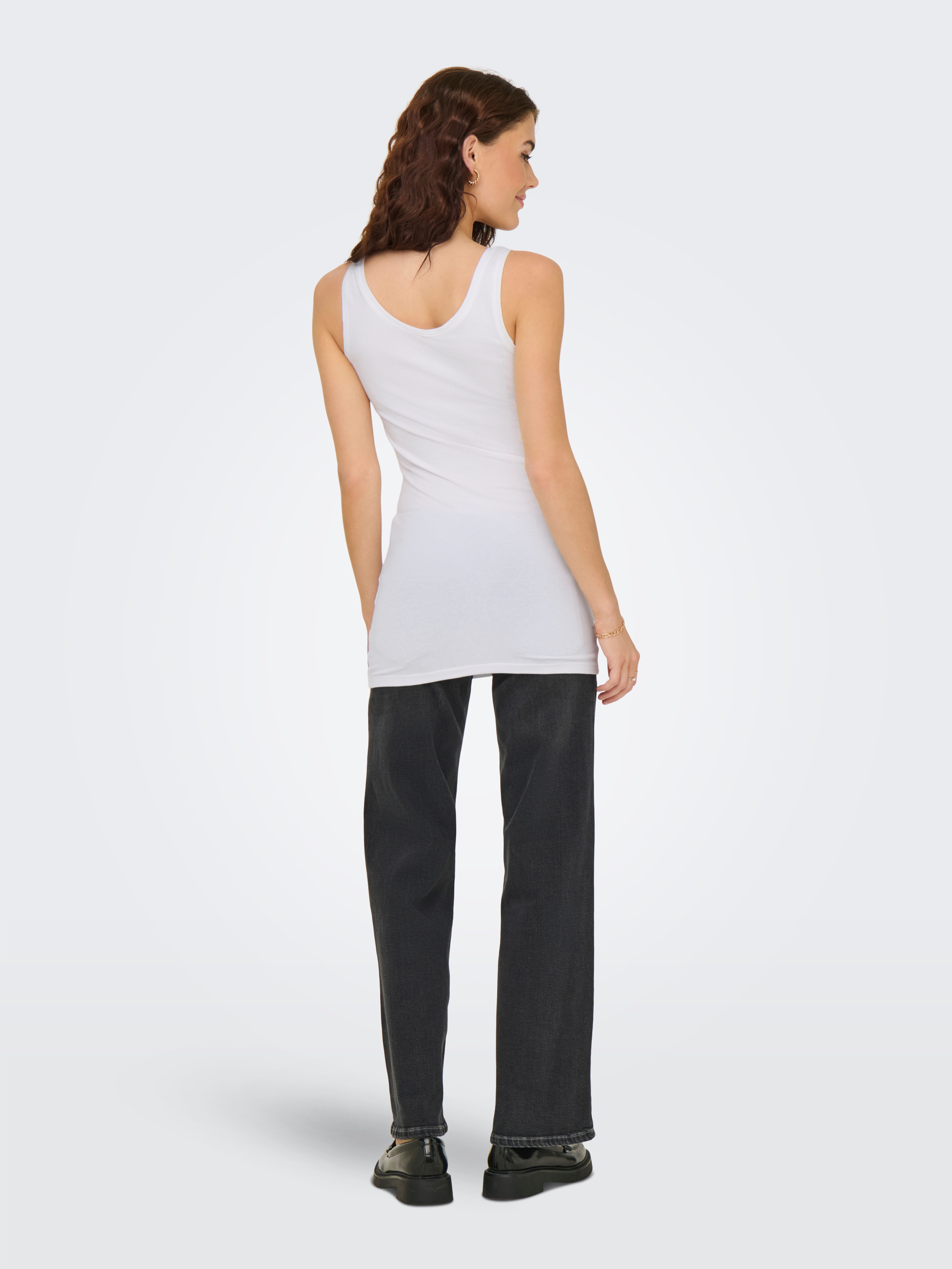 Only Tanktop ONLLIVE LOVE NEW LONG TT 2PACK NOOS (2-delig, Set van 2)