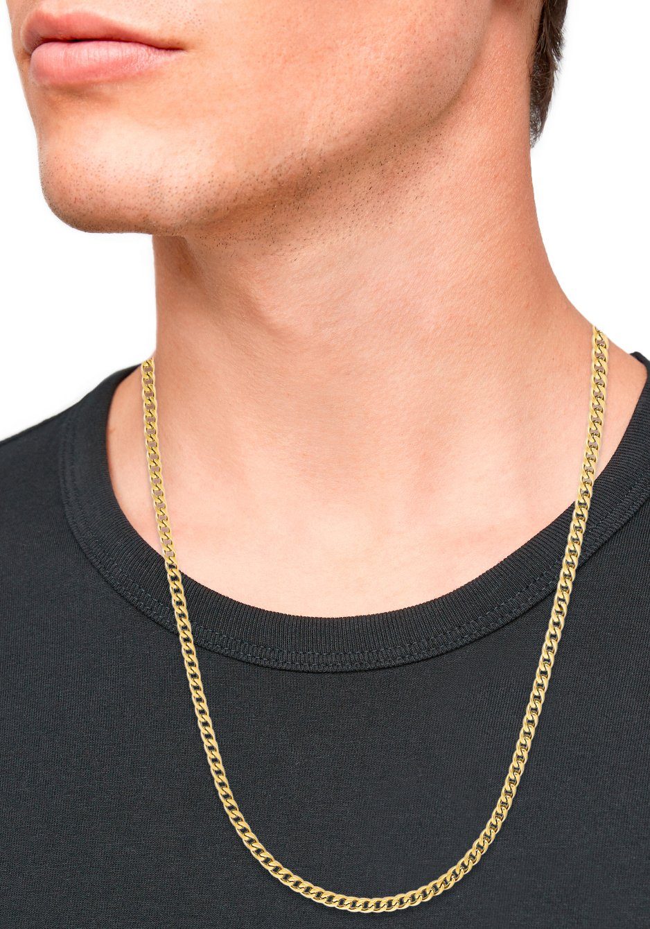 s.Oliver Pantserketting 5,0 mm breed, 2033931 met zirkoon (synthetisch)