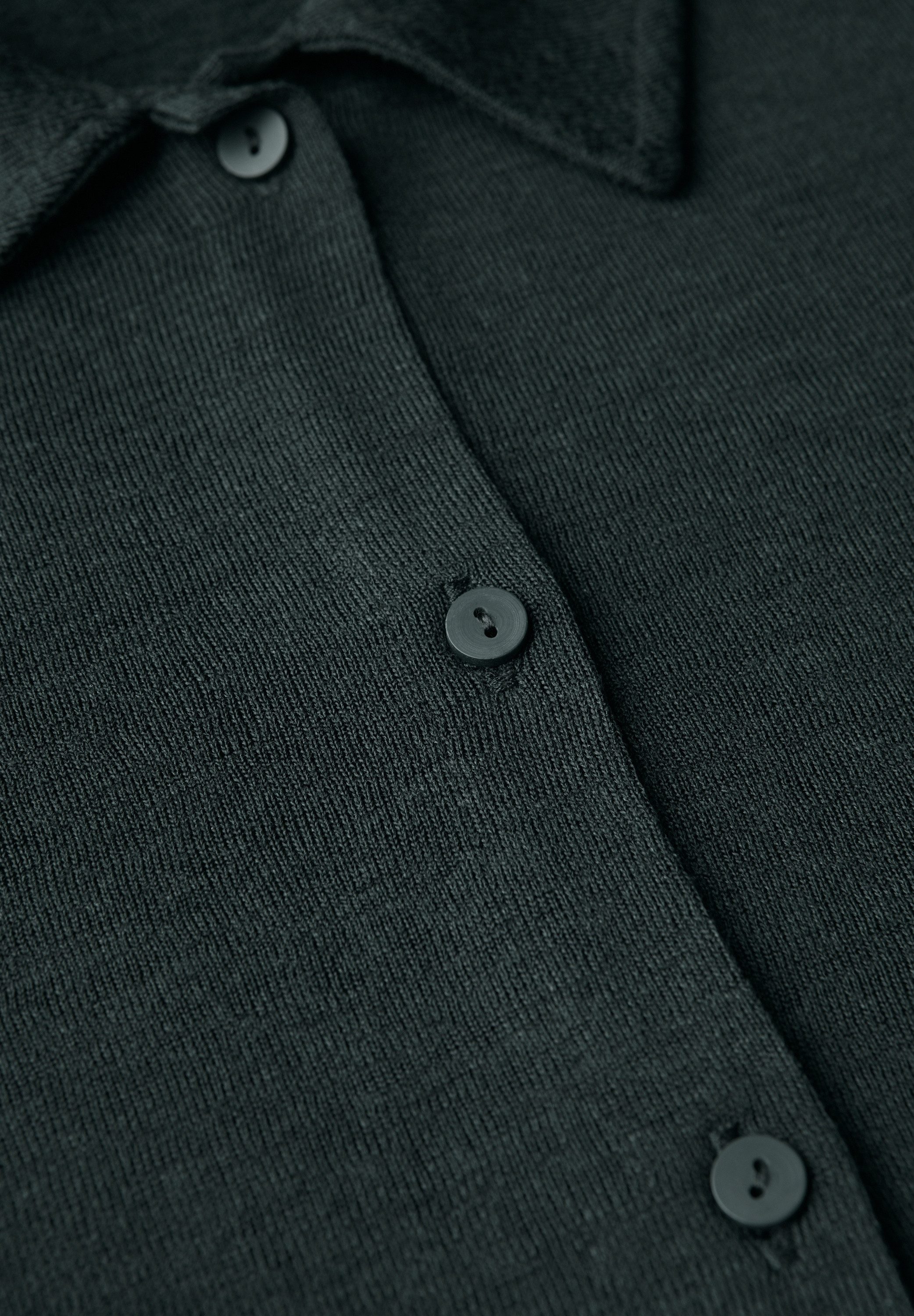 STREET ONE Vest met een overhemdkraag en knoopsluiting