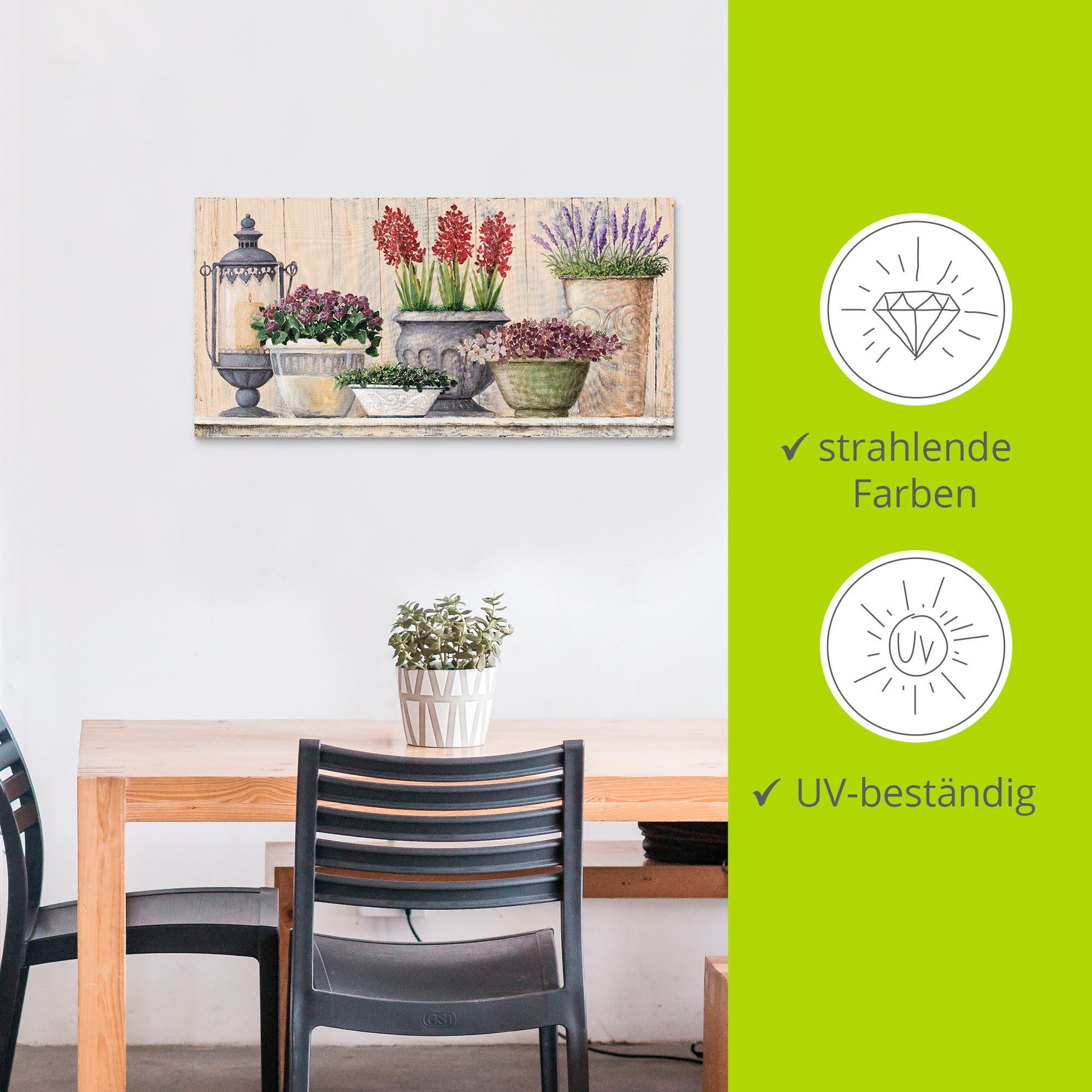 Artland Artprint Antieke compositie_licht als artprint van aluminium, artprint voor buiten, artprint op linnen in verschillende maten