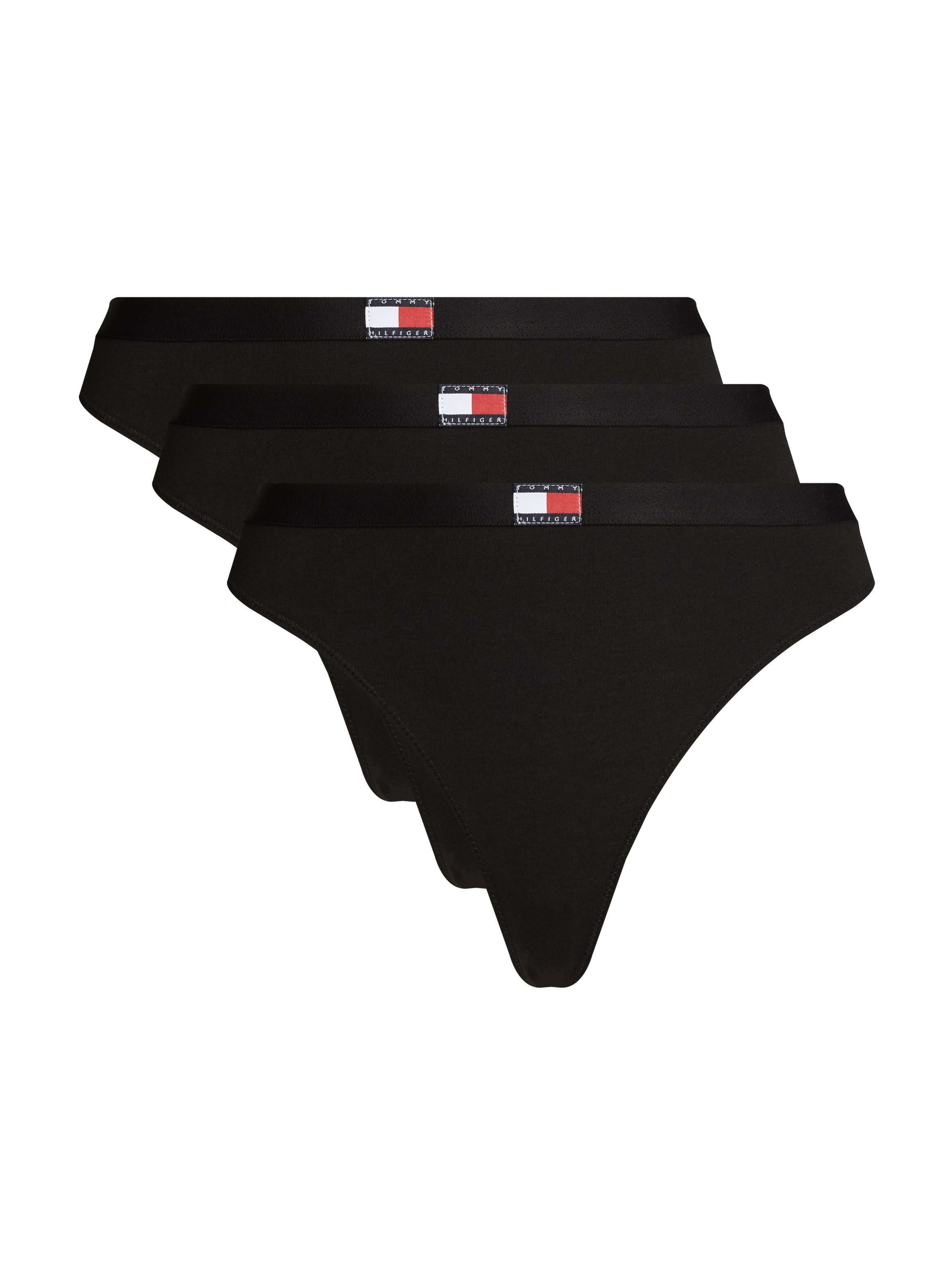 Tommy Hilfiger Underwear String 3 PACK FLAG THONG (EXT. SIZE) (3 stuks)