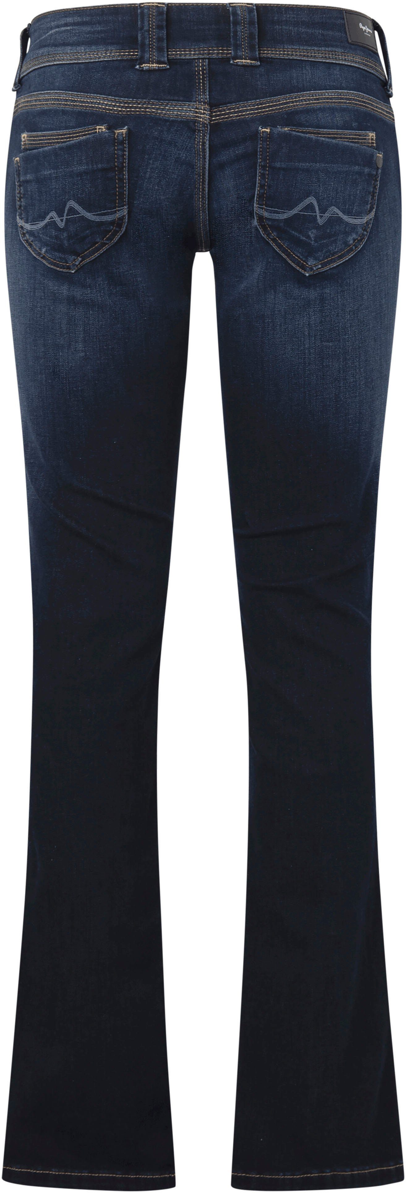 Pepe Jeans Straight jeans VENUS met badge