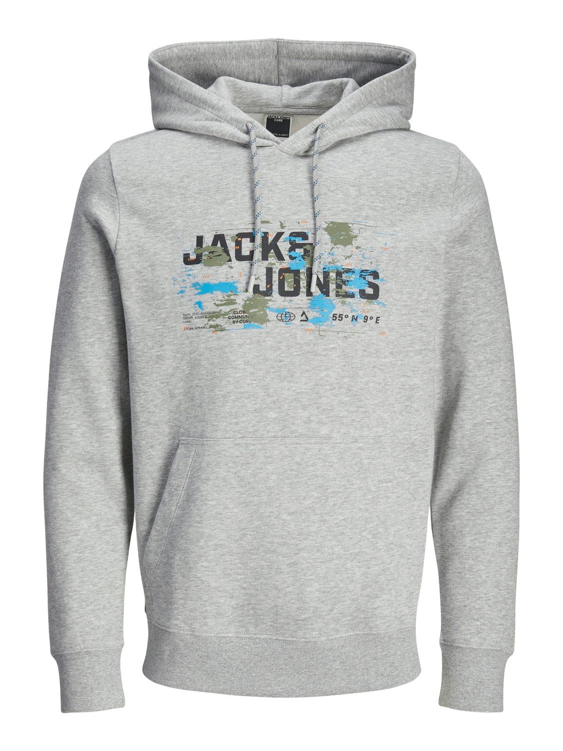 Jack & Jones Hoodie JCOOUTDOOR LOGO SWEAT HOOD SN