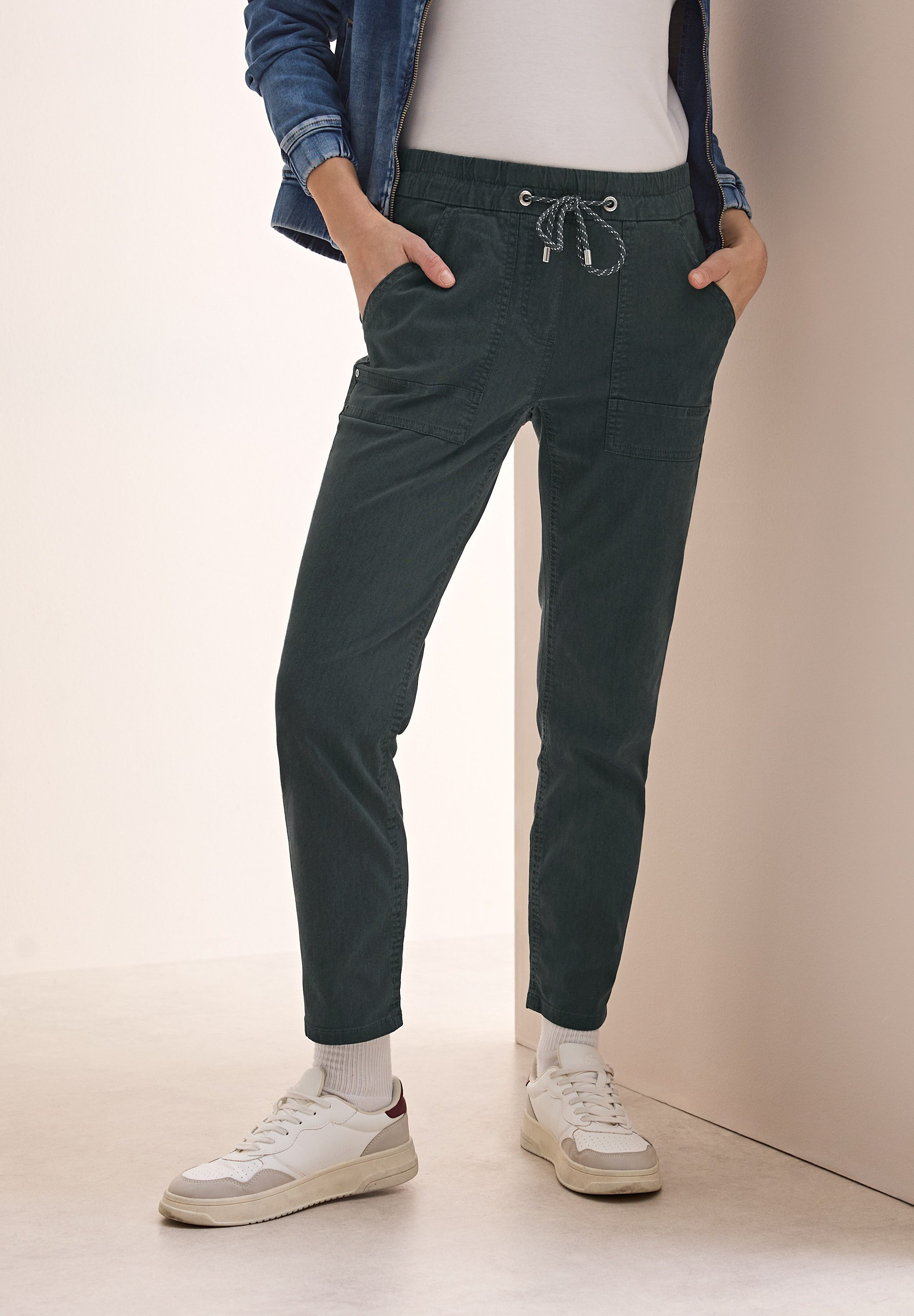 Cecil Stoffen broek Stijl Tracey dames harembroeken maat M (40) groen