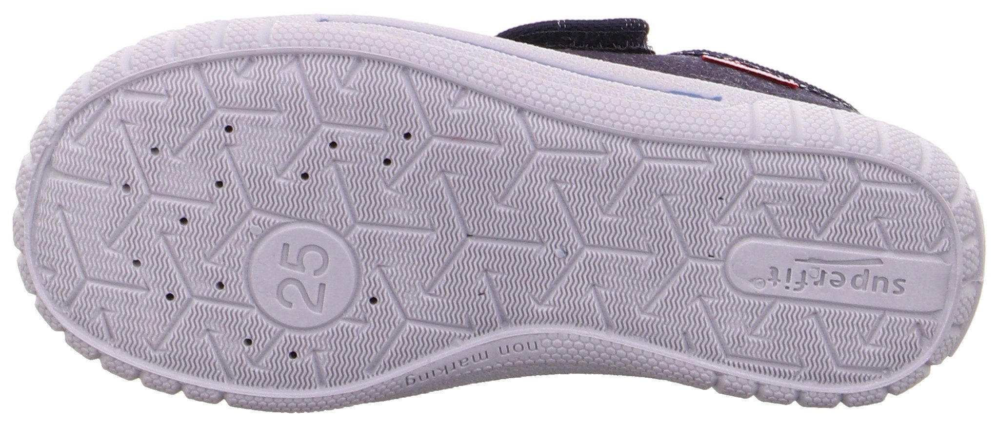 Superfit Pantoffels BILL WMS: normaal Klittenbandschoen, kleuterschool schoen met mooi motief
