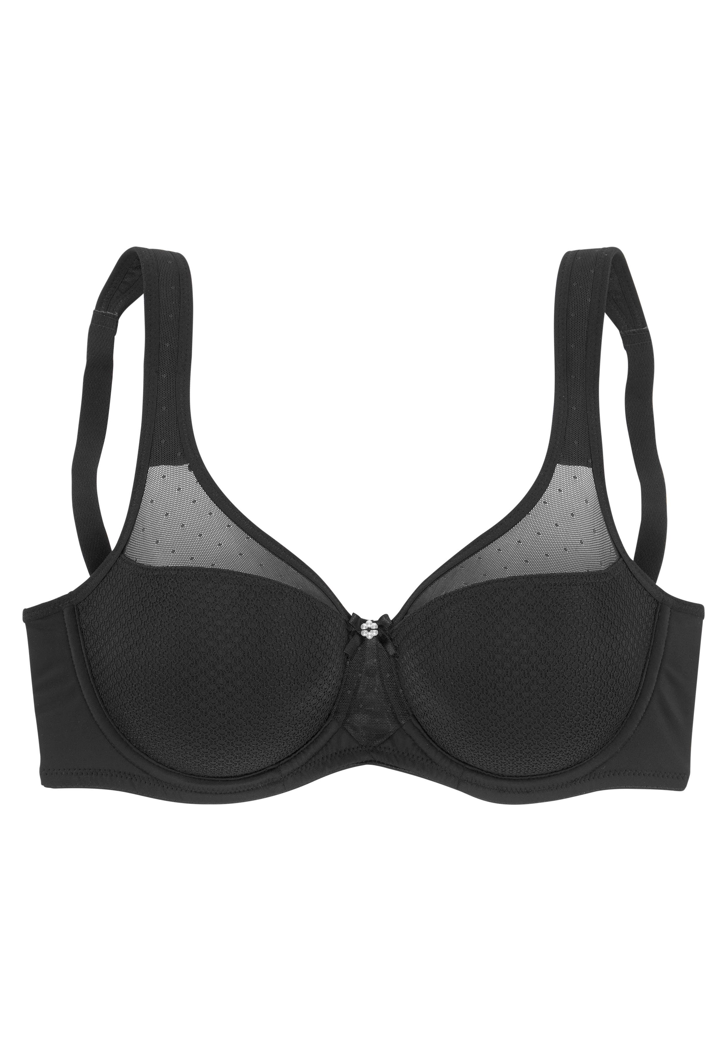 Nuance Minimizer-bh met beugel en transparante netinzetten in de bovenste cup