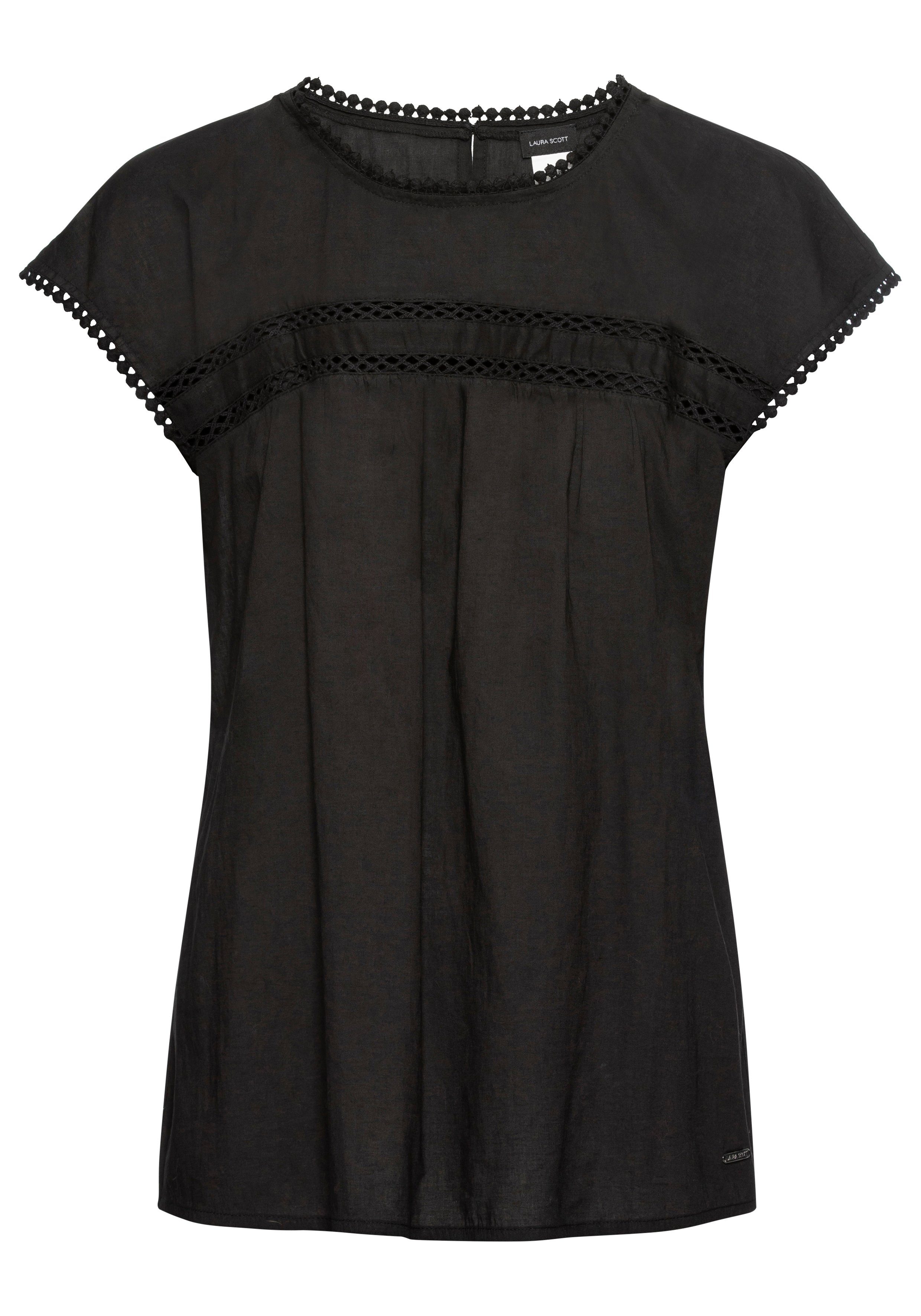 Laura Scott Shirtblouse met boho-details