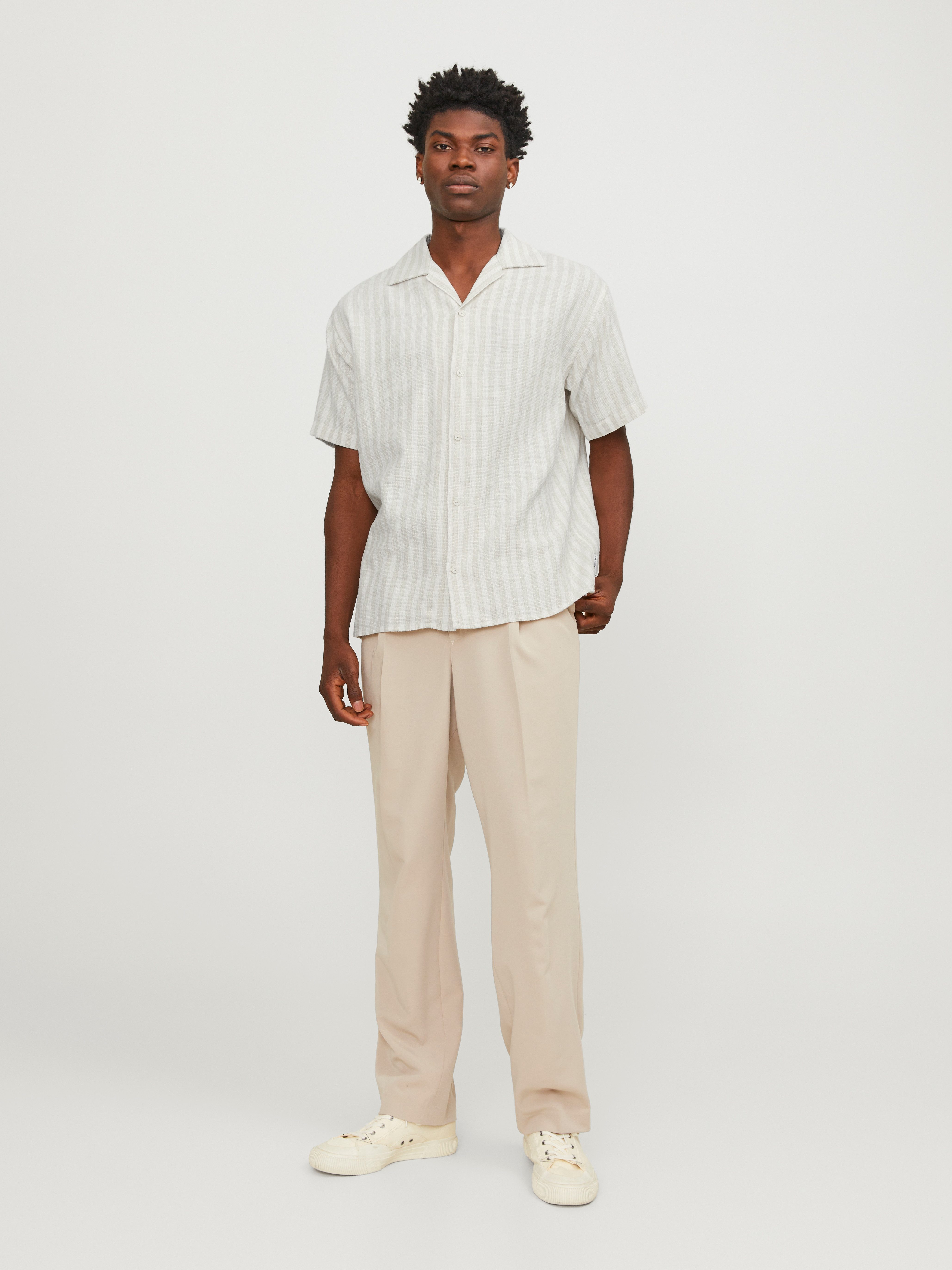 Jack & Jones Overhemd met korte mouwen JORCOBA STRIPE RESORT SHIRT SS SN