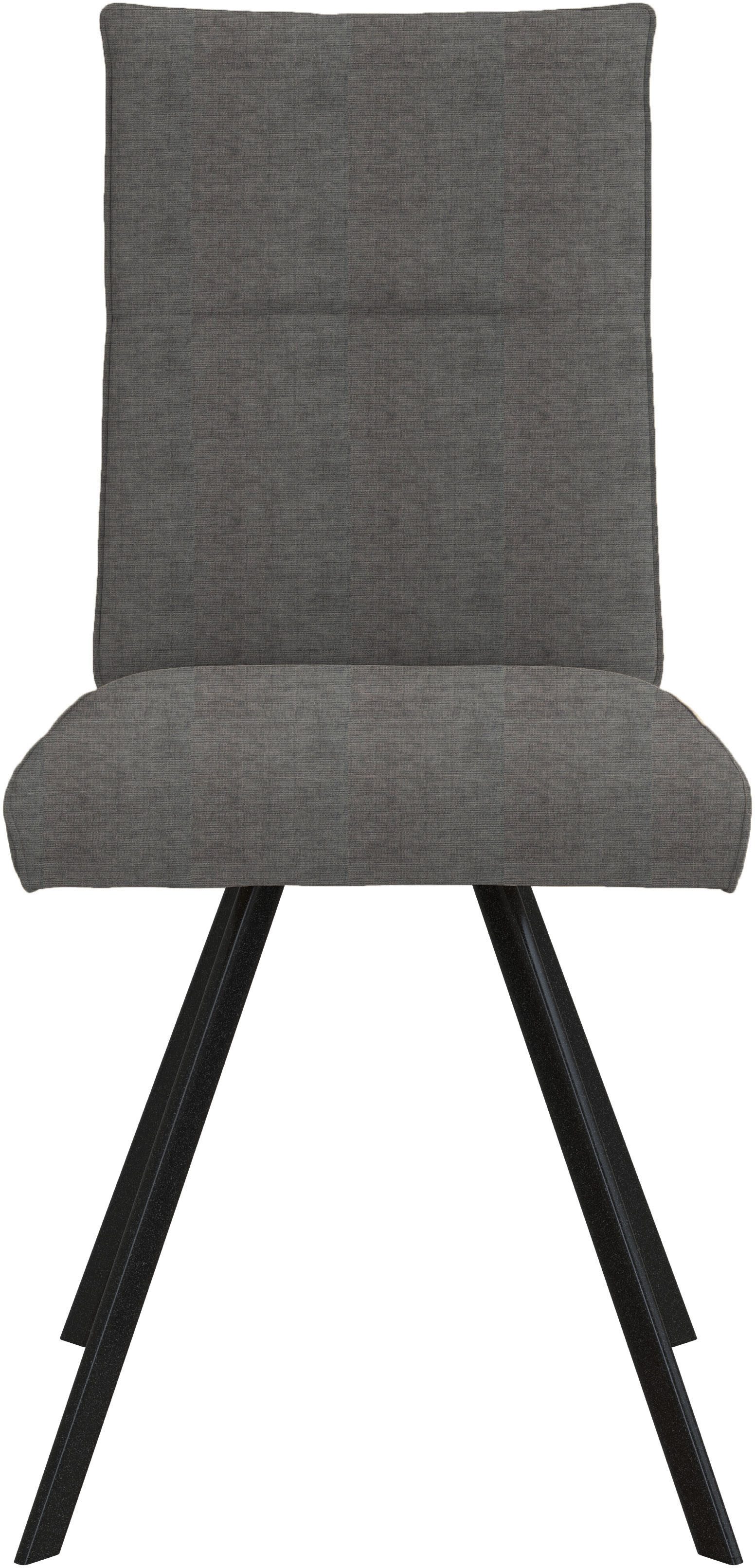 Home affaire Stoel met 4 poten Sava Metalen frame (set, 2 stuks)