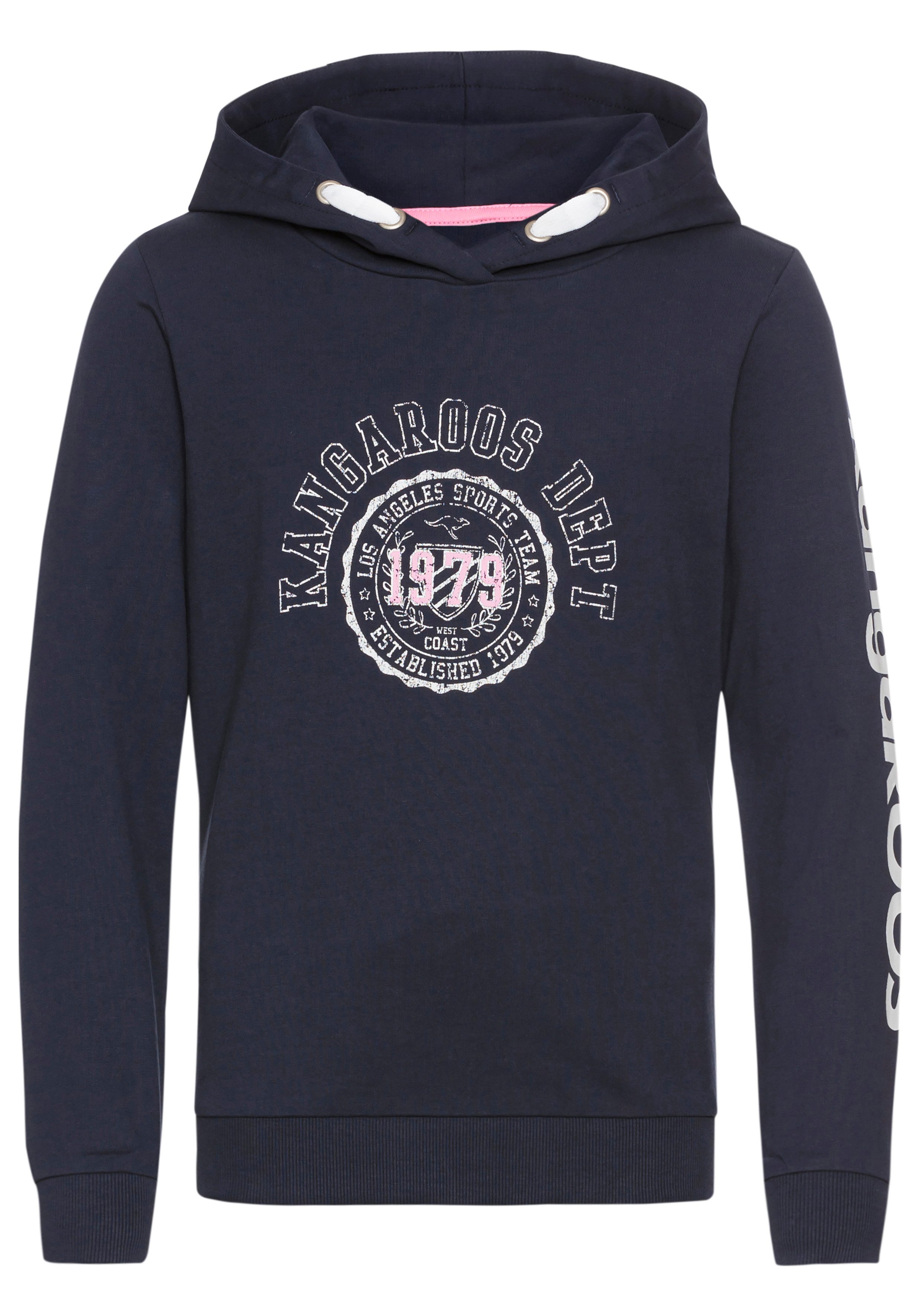 KangaROOS Hoodie Logoprint in zachte kwaliteit voor meisjes