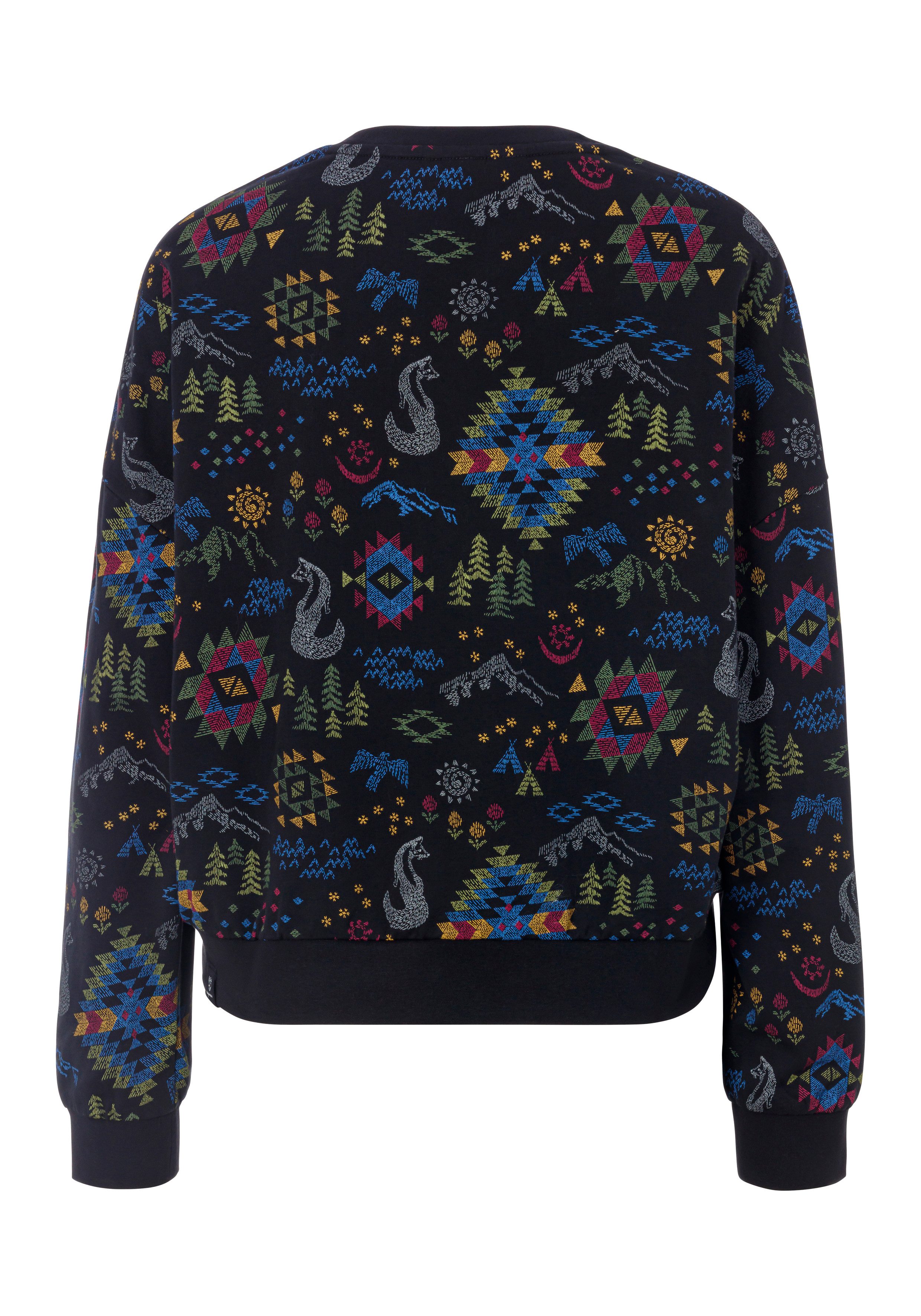 Ragwear Sweatshirt LOLLITA PRINT GOTS