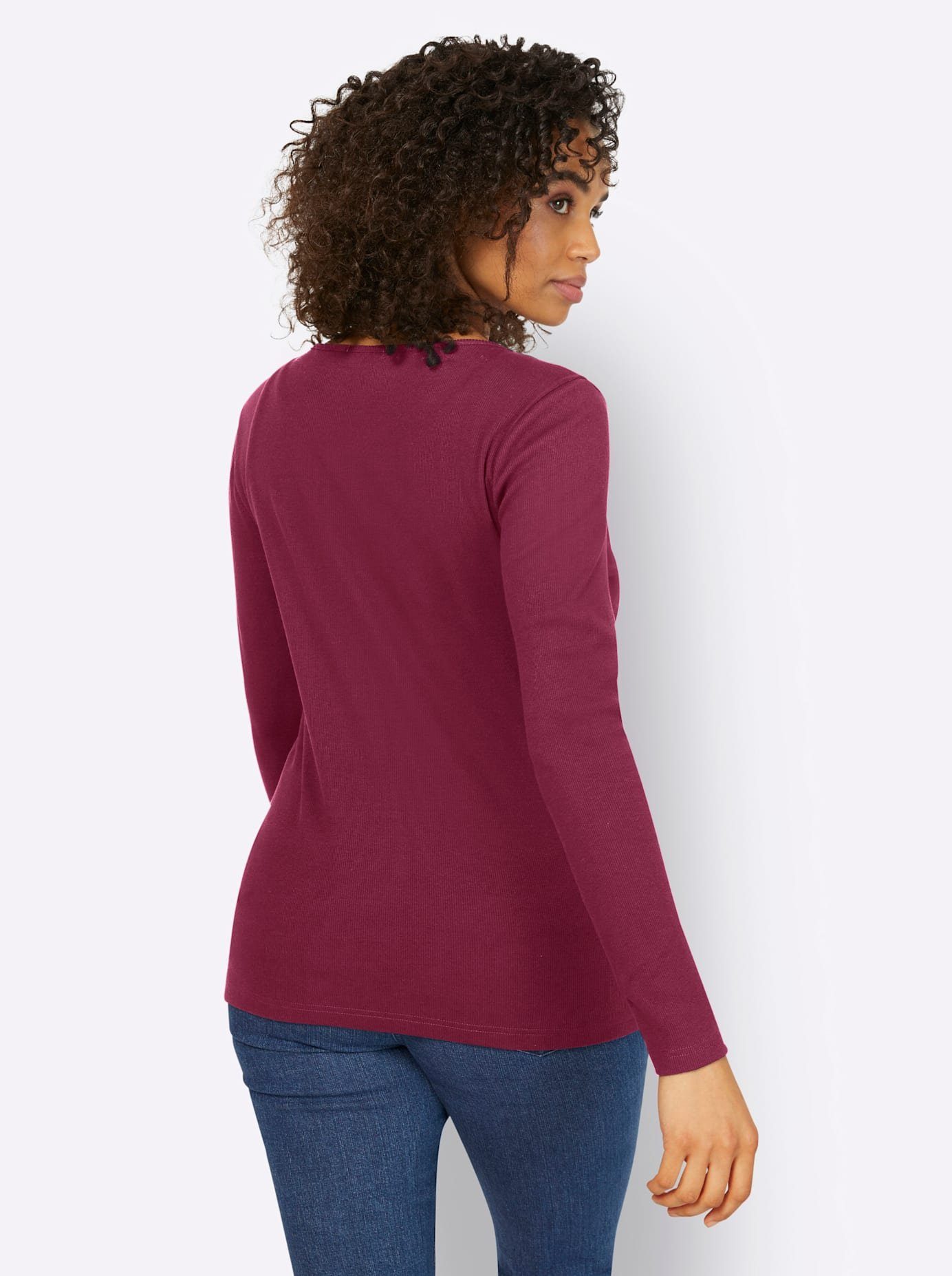 heine Shirt met lange mouwen Shirt (1-delig)