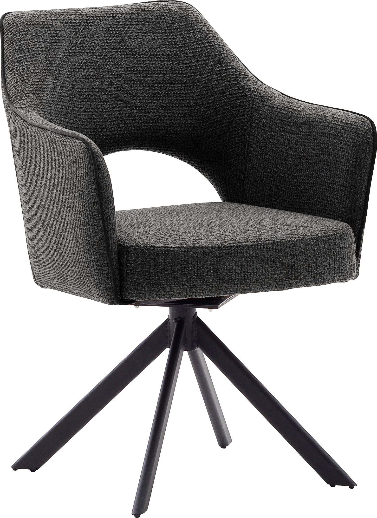 MCA furniture Stoel met 4 poten Tonala (2-set), 180° draaibaar, belastbaarheid 120 kg, zithoogte ca. 49 cm (2 stuks)