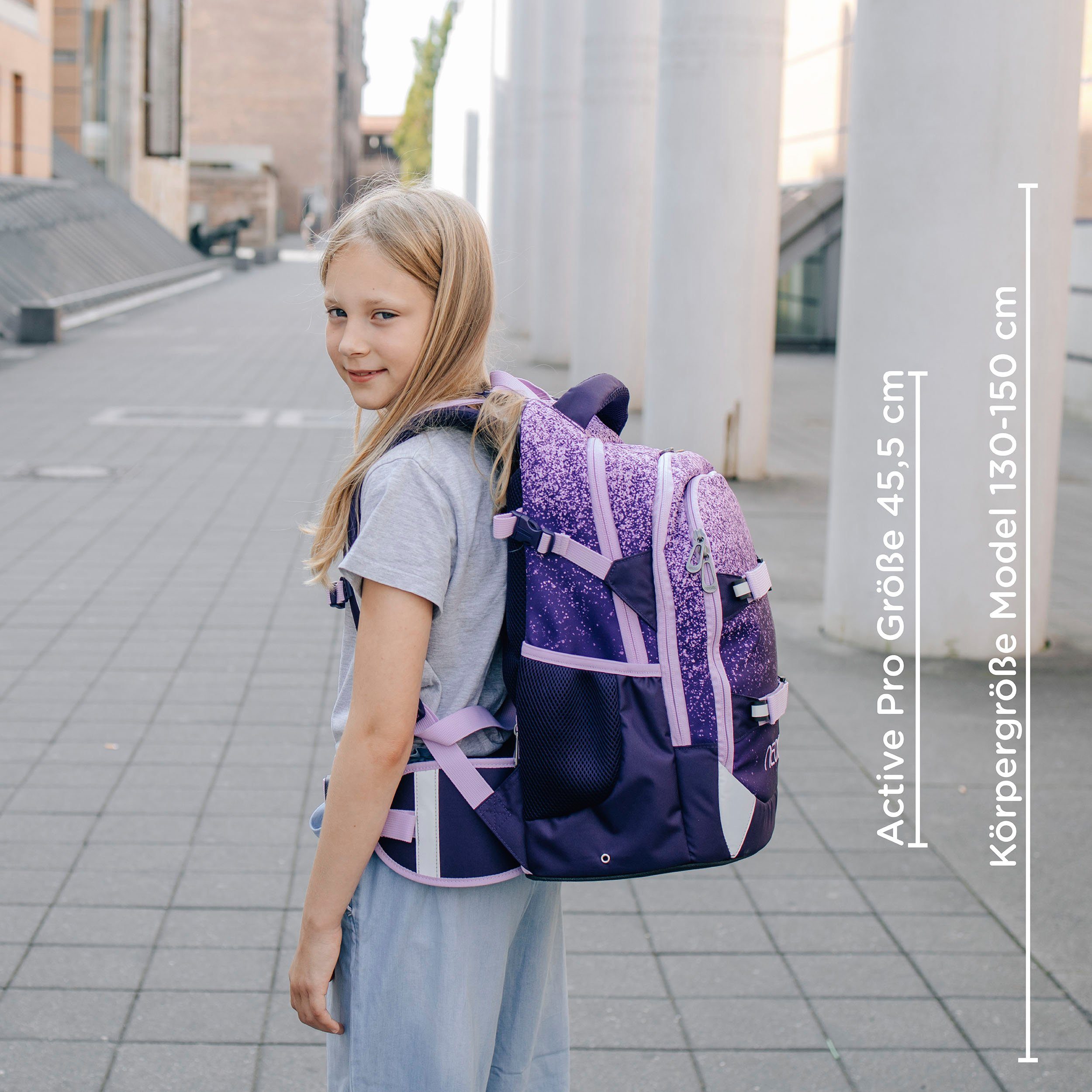 neoxx Schoolrugzak Active Pro, Glitterally perfect