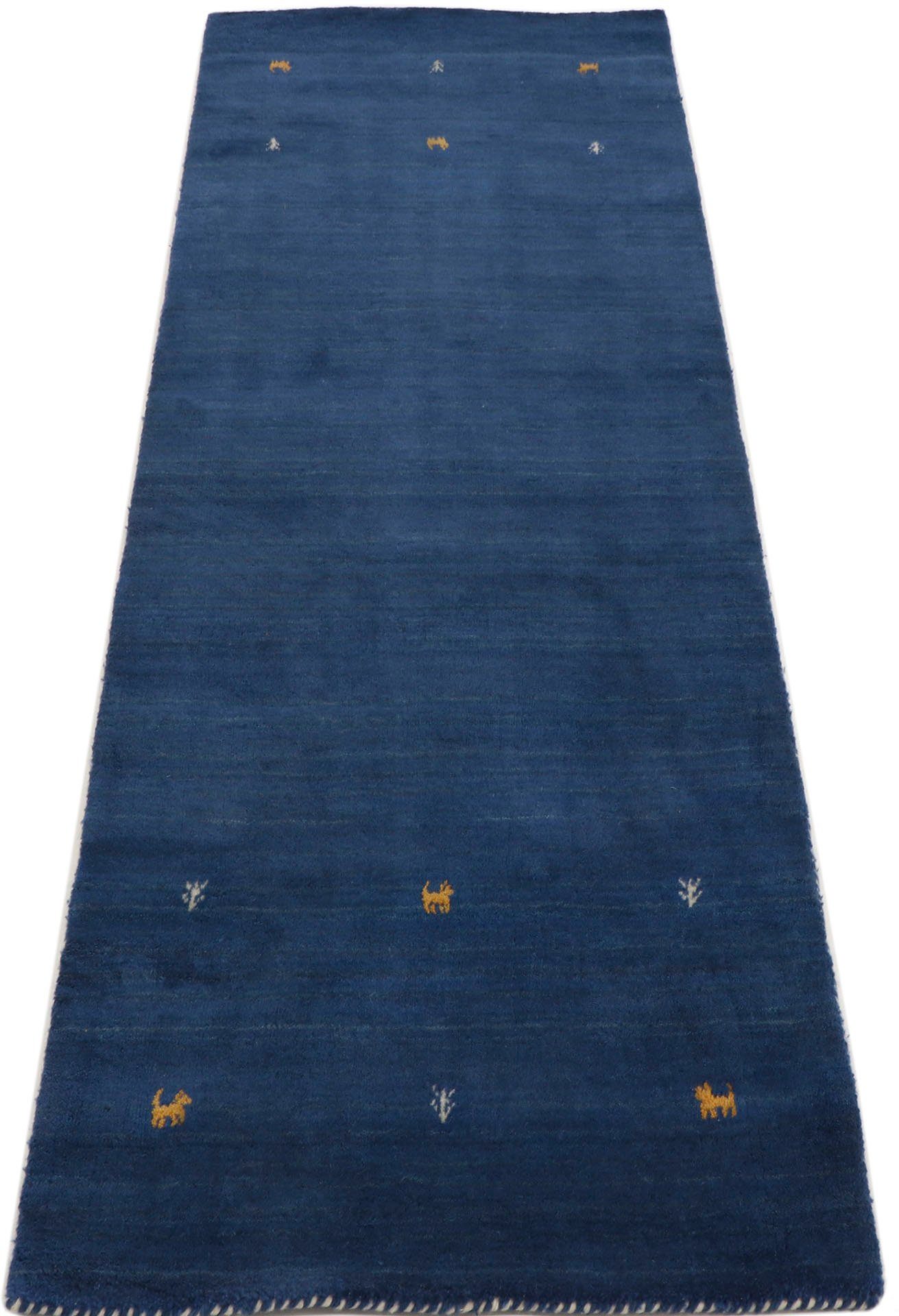 carpetfine Wollen kleed Gabbeh Uni, ook als loper verkrijgbaar