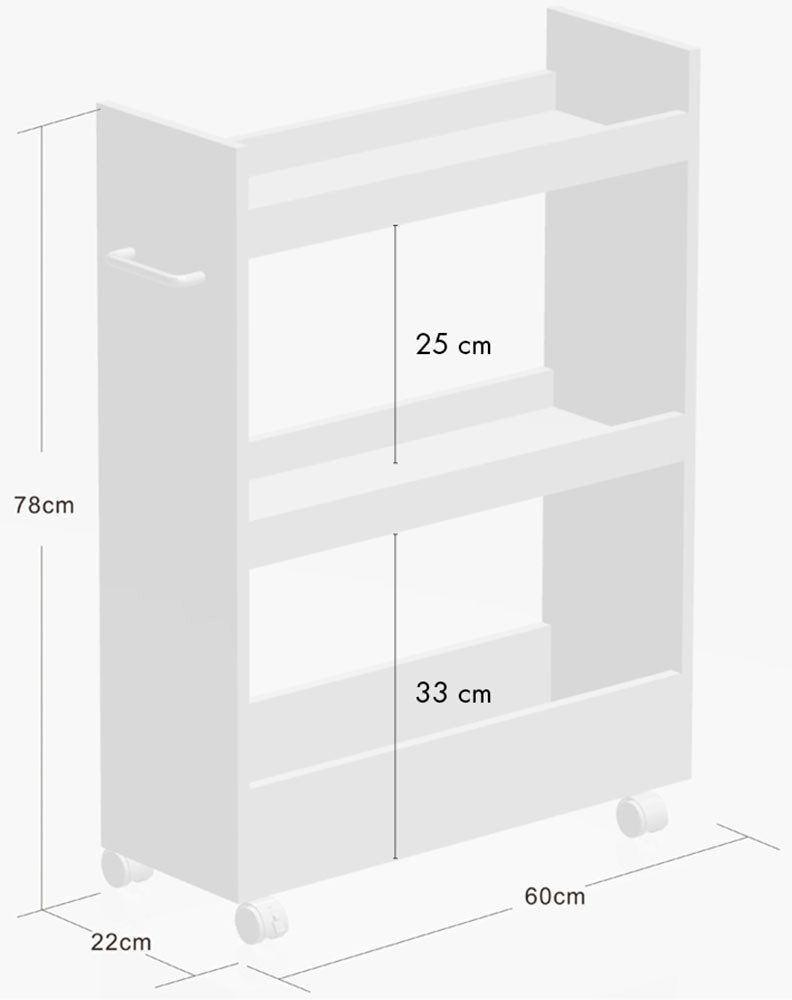 KESPER for kitchen & home Keukentrolley Nisrek, wit, FSC