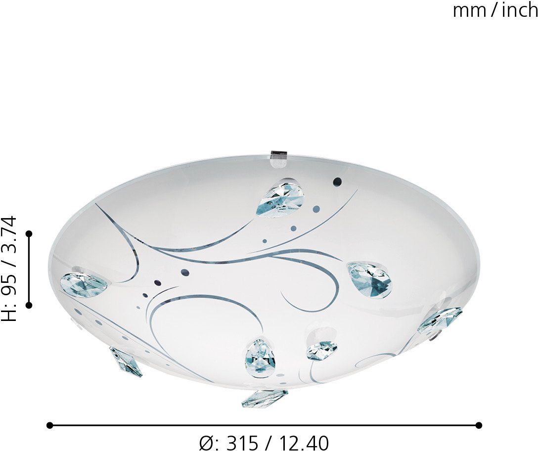 EGLO Plafondlamp SORRENTA 1 Led verwisselbaar (1 stuk)