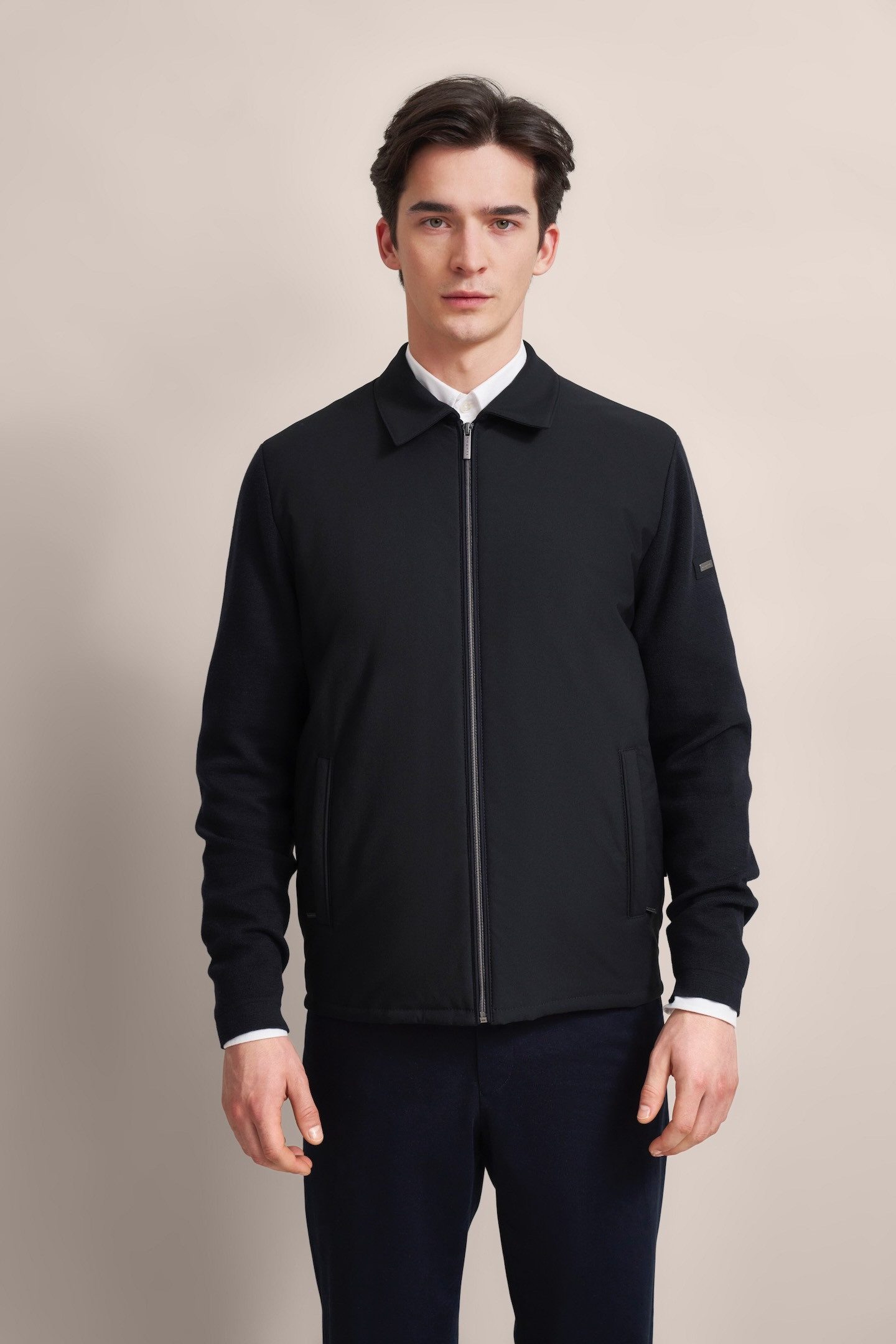 Bugatti Vest met een polokraag
