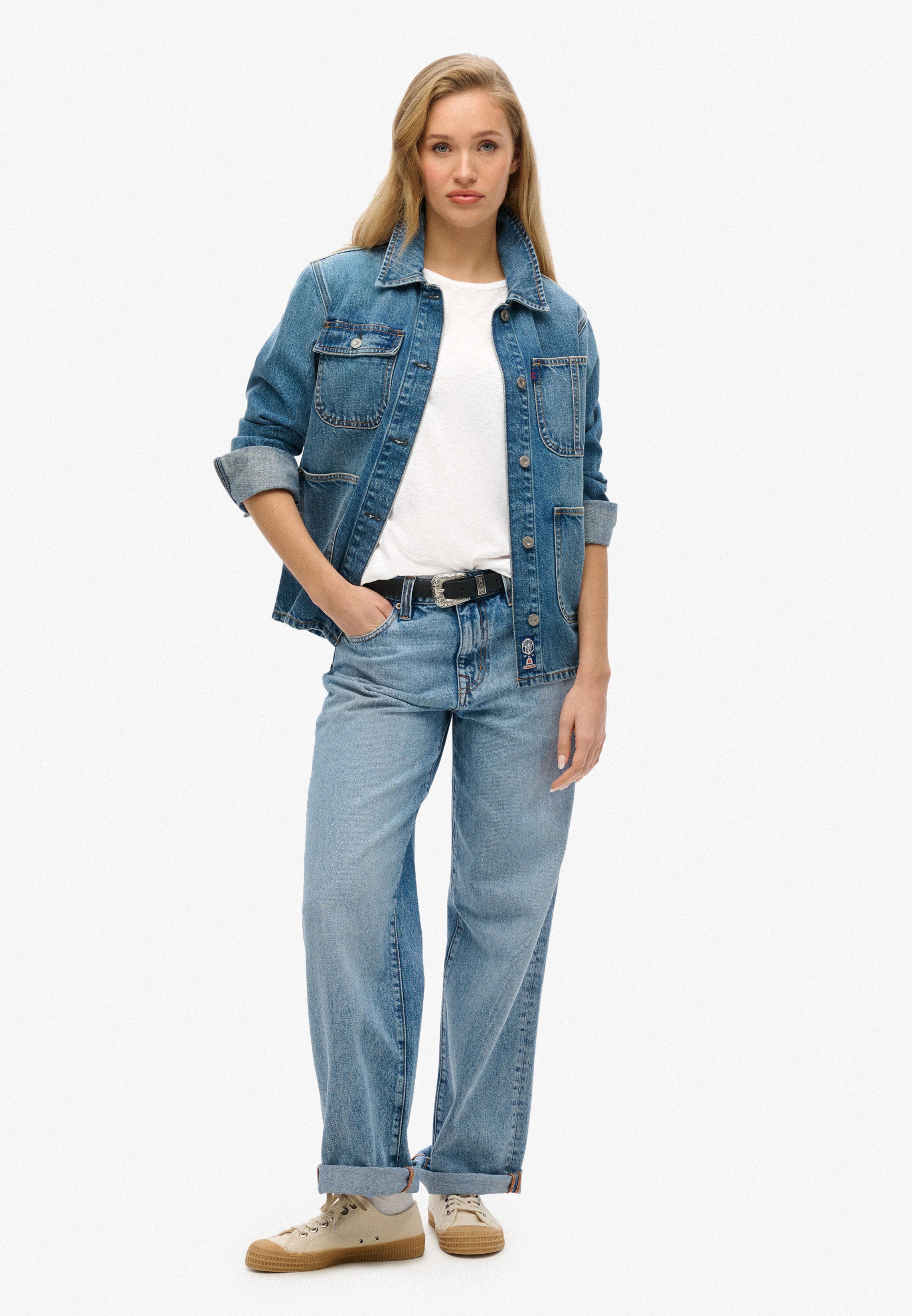 Superdry Shirt met ronde hals STUDIOS LOOSE TEE