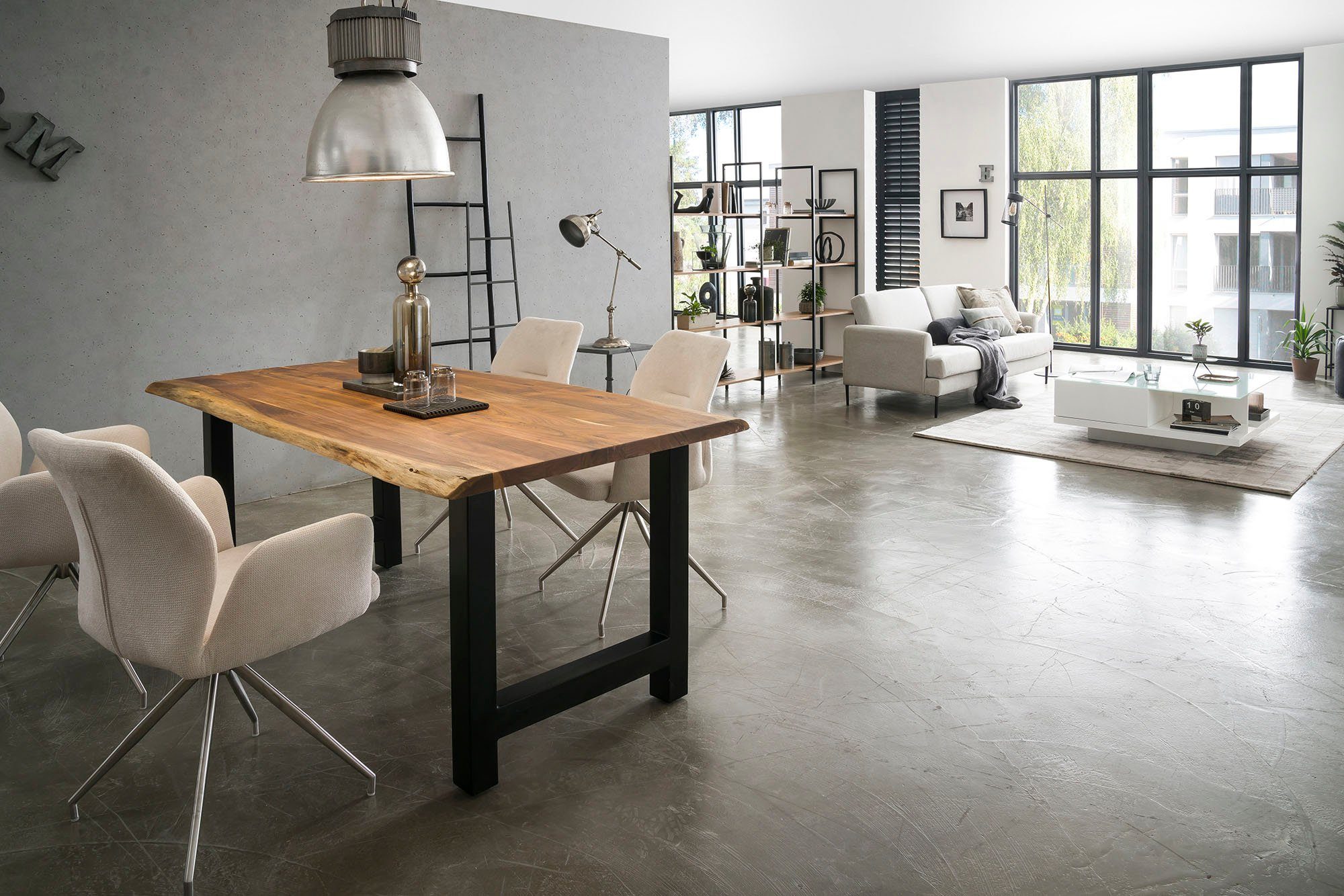 SalesFever Eettafel Massief hout geolied en tweevoudig gewaxt