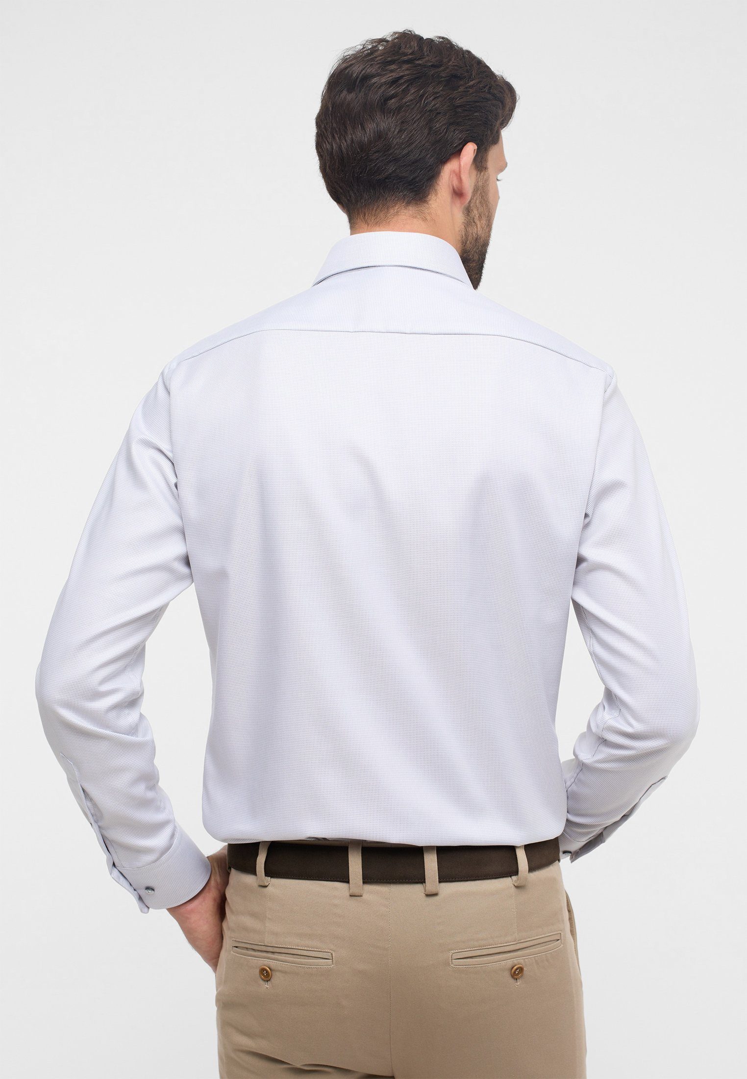 Eterna Overhemd met lange mouwen MODERN FIT NON IRON (strijkvrij)