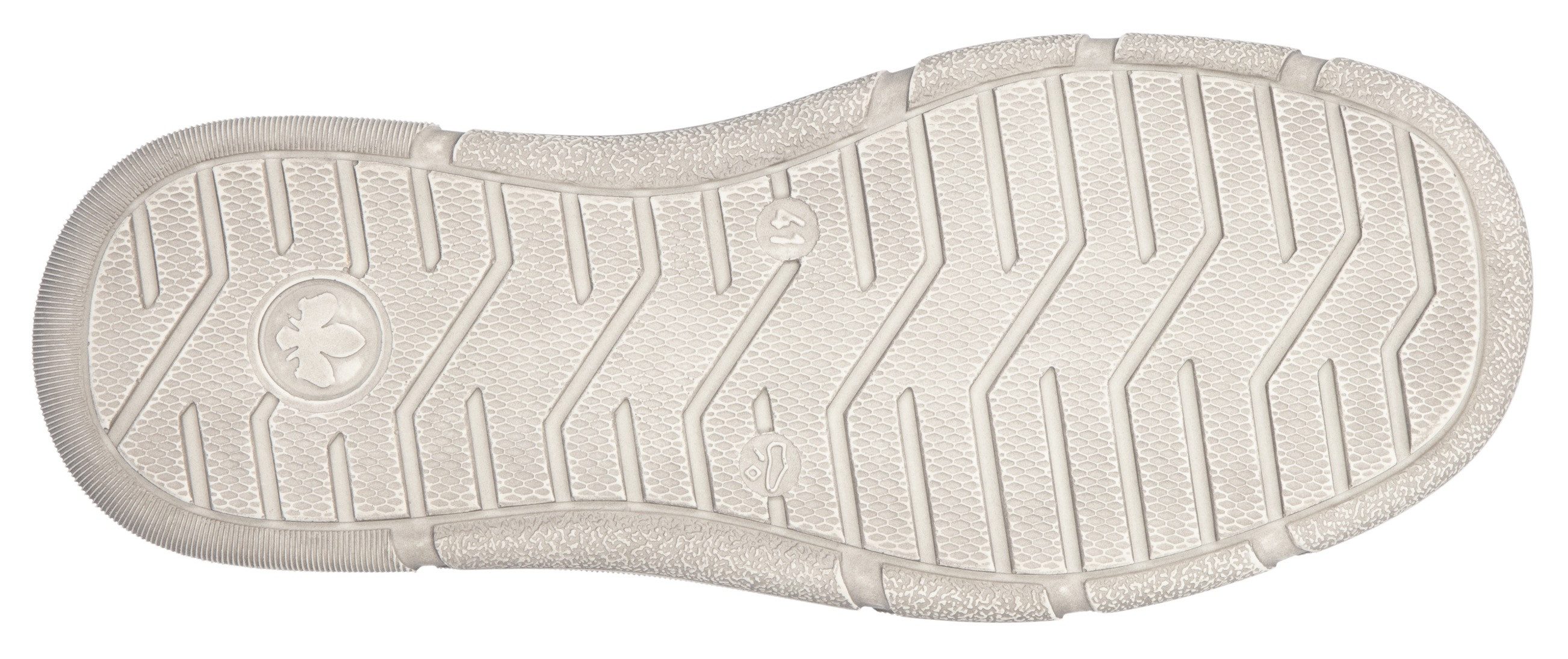 Rieker Instappers slip-on sneaker, lage schoen, instapschoen met elastiek aan beide zijden