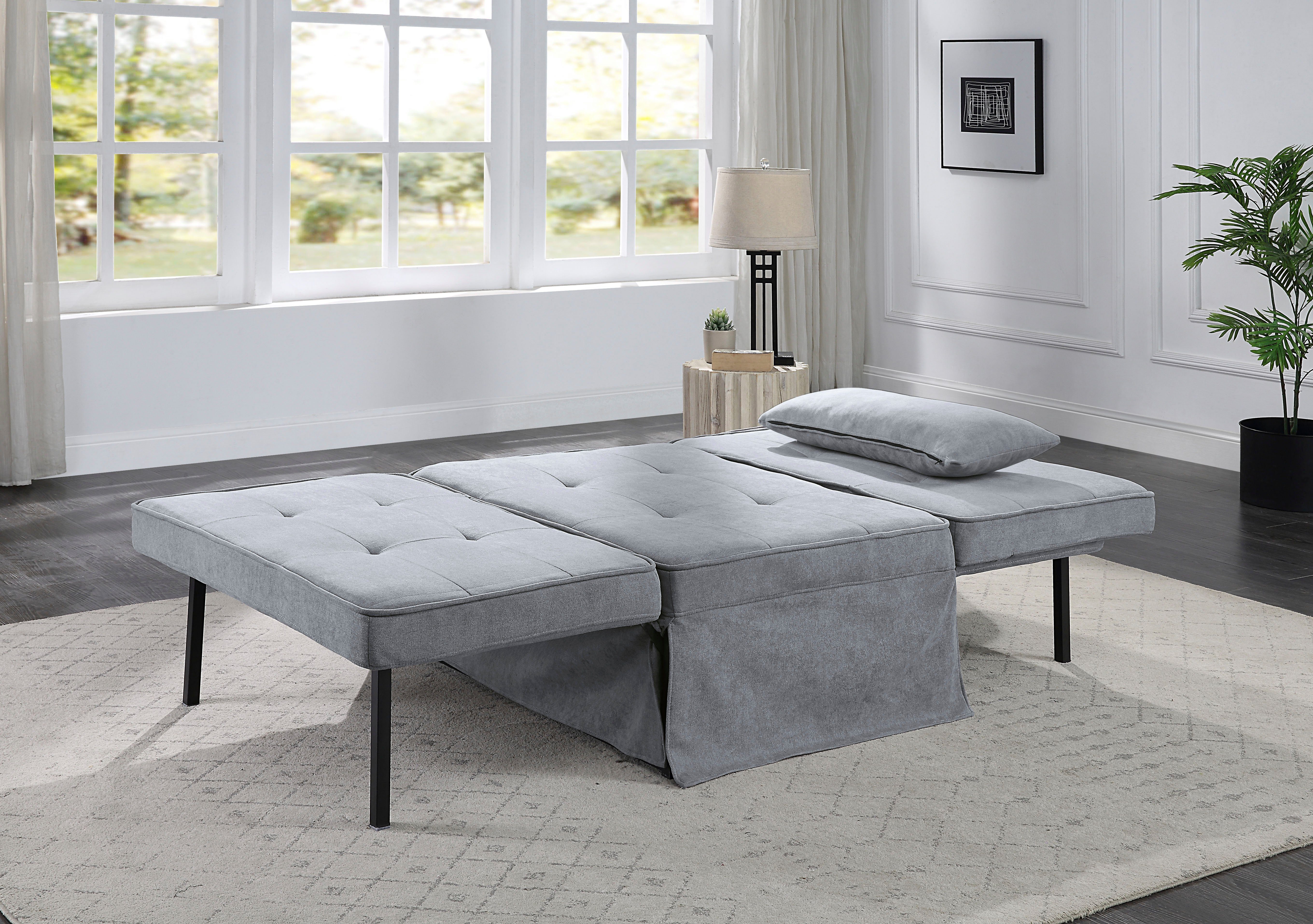 ATLANTIC home collection Slaapbank Finn te veranderen in een loungestoel, relaxfauteuil en logeerbed, incl. kussen