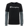 champion shirt met lange mouwen long sleeve t-shirt zwart