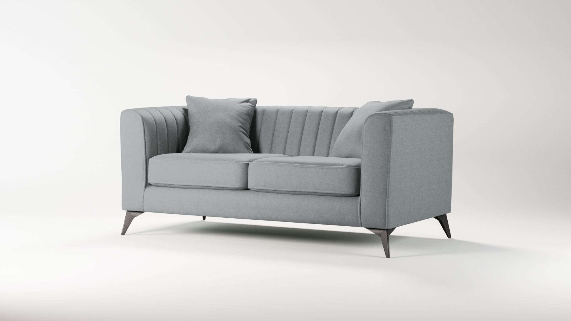 Places of Style 2-zitsbank MATTHEW elegant designsofa, afmetingen B/D/H: 170/86/74 cm